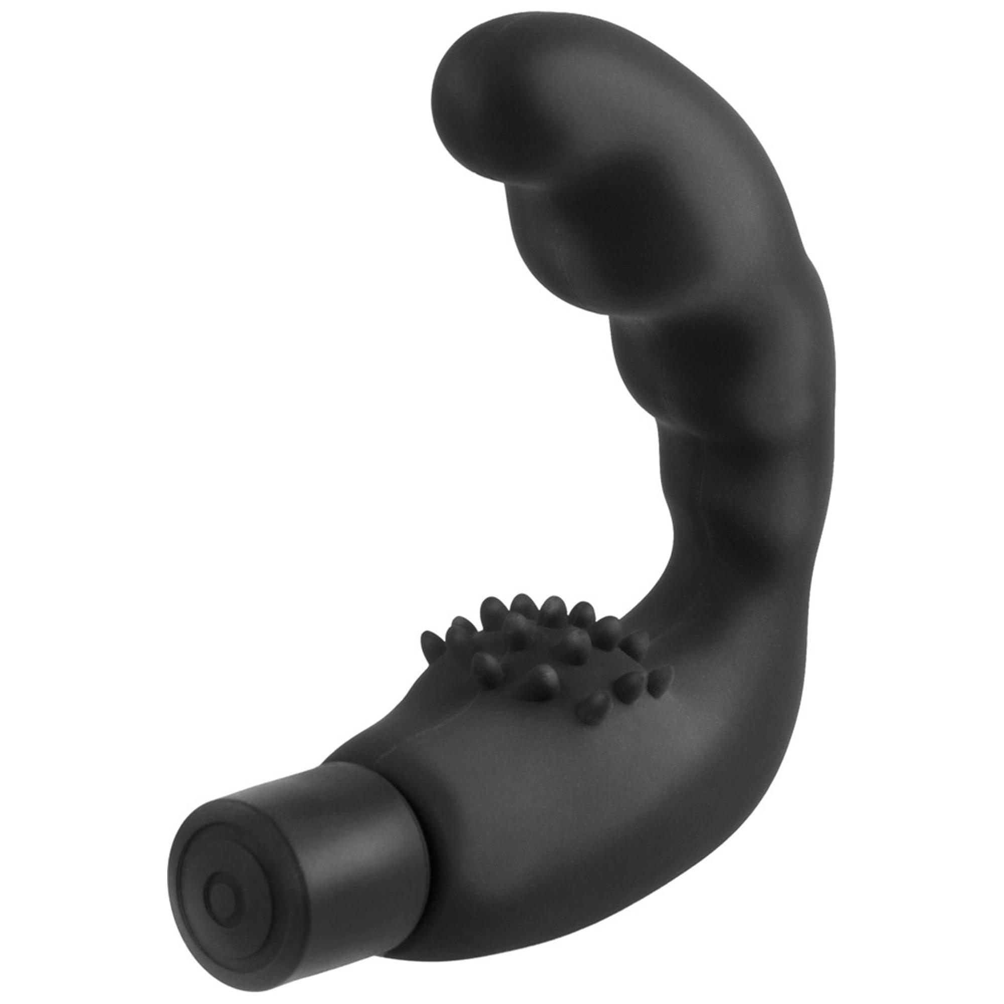 Anal Fantasy Collection Vib. Reach Around Black prostatamassager i silikon och ABS