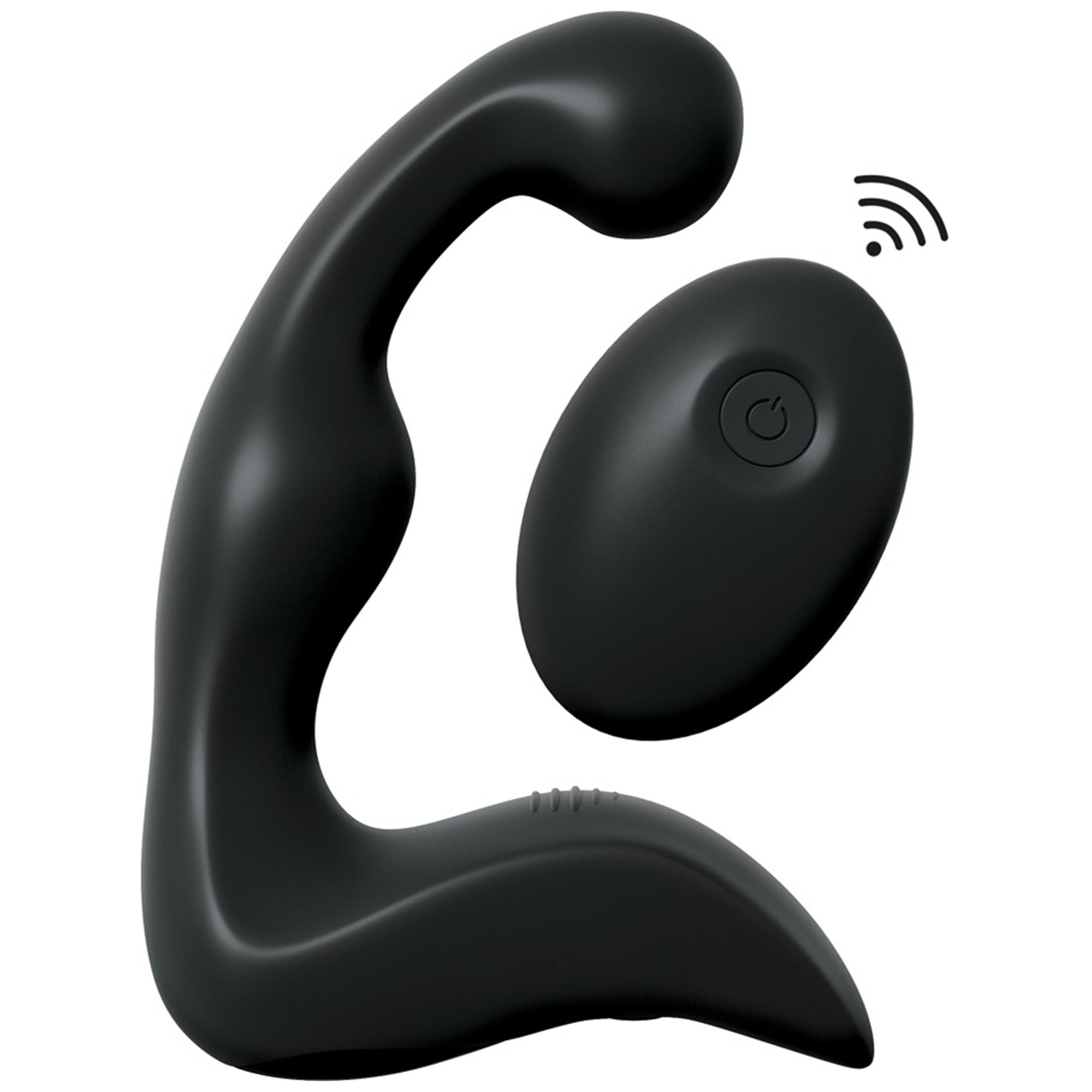 Anal Fantasy Elite Remote Control P-Spot prostatavibrator i silikon med fjärrkontroll