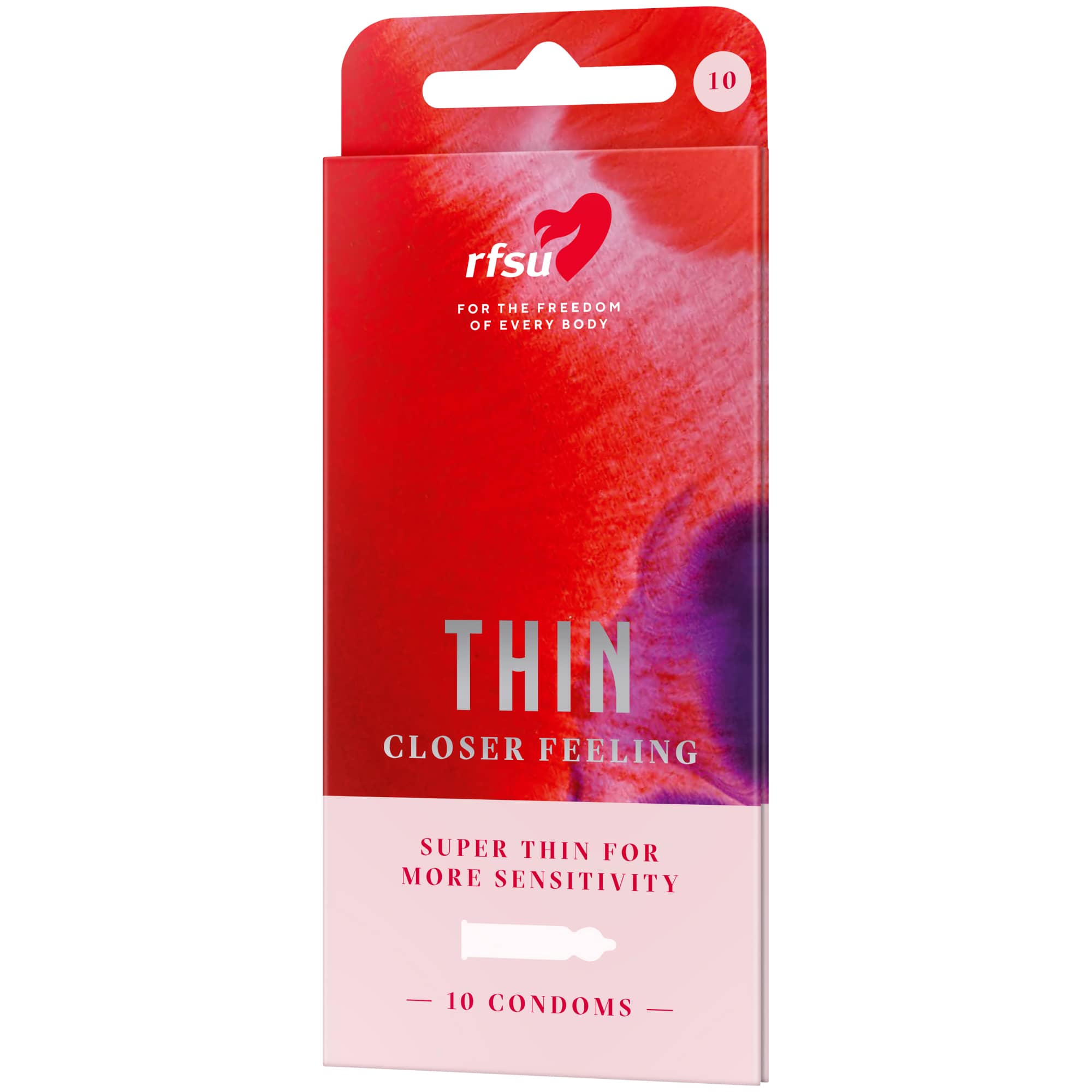 RFSU Thin 10-pack kondomer i förpackning