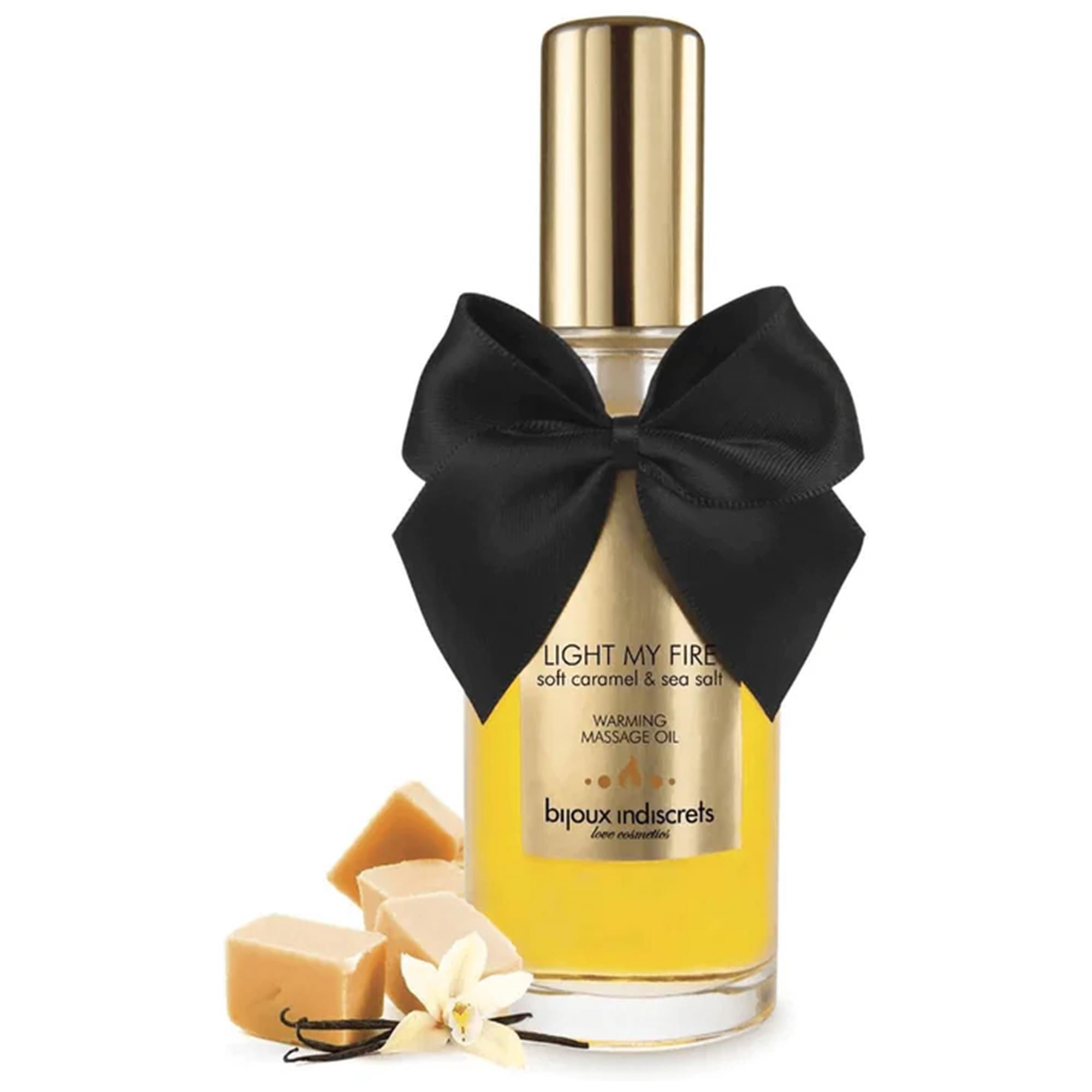 Light My Fire Caramel Sea Salt Warming Massage Oil 100ml från Bijoux Indiscrets