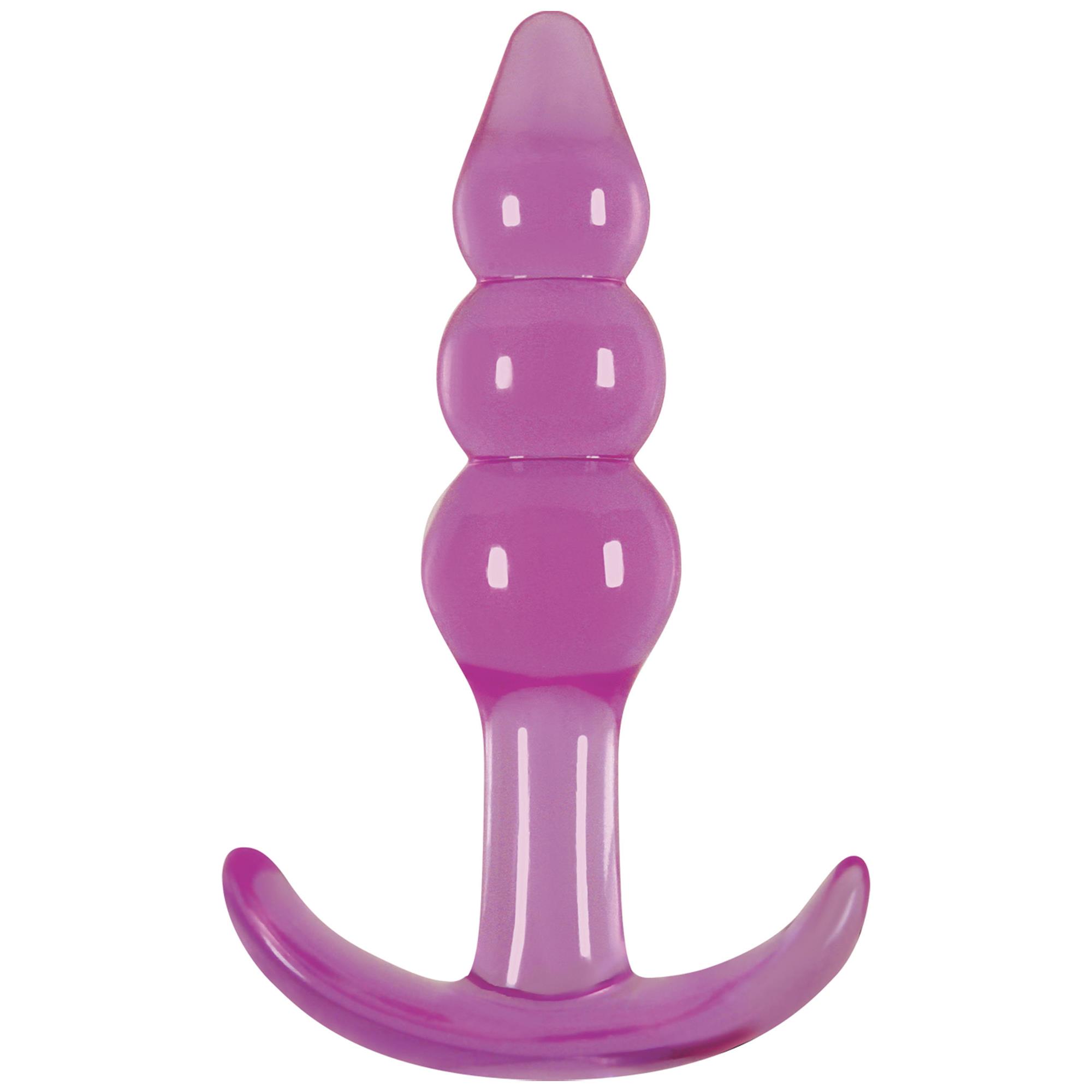 Jelly Rancher T-Plug Ripple Purple sedd framifrån