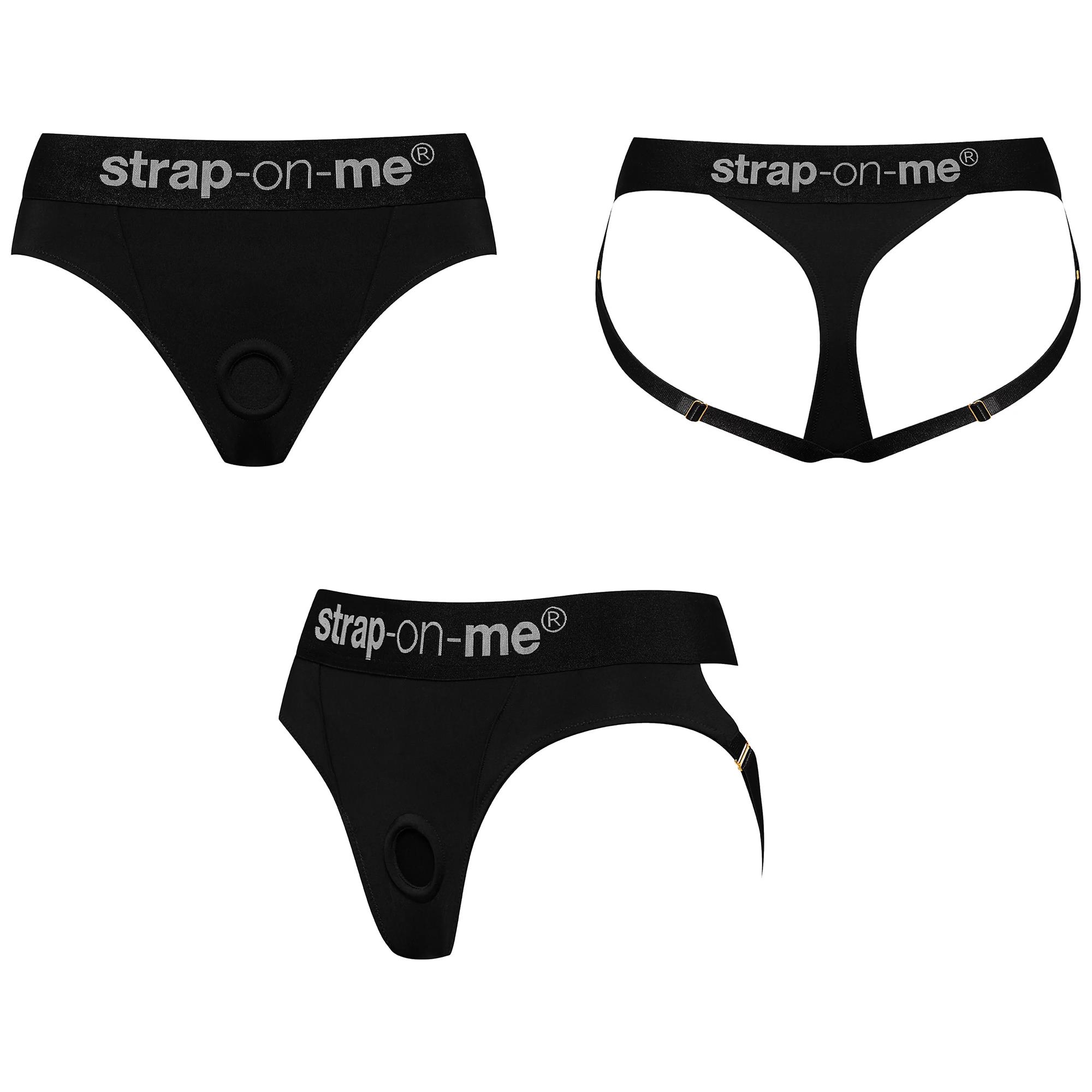 Harness Lingerie Heroine Black M från Strap-on-me