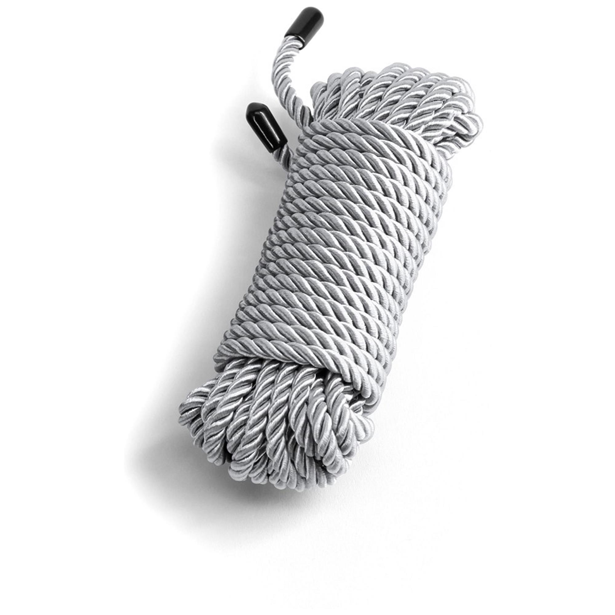 Bound Rope Silver – 7,6 m textilbondagerep från NS Novelties