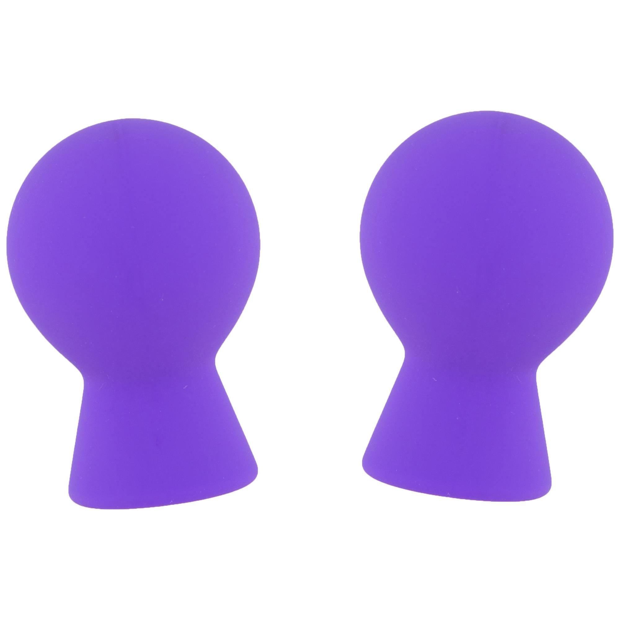 Lit-Up Nipple Suckers Small Purple från Dream Toys, produktbild framifrån