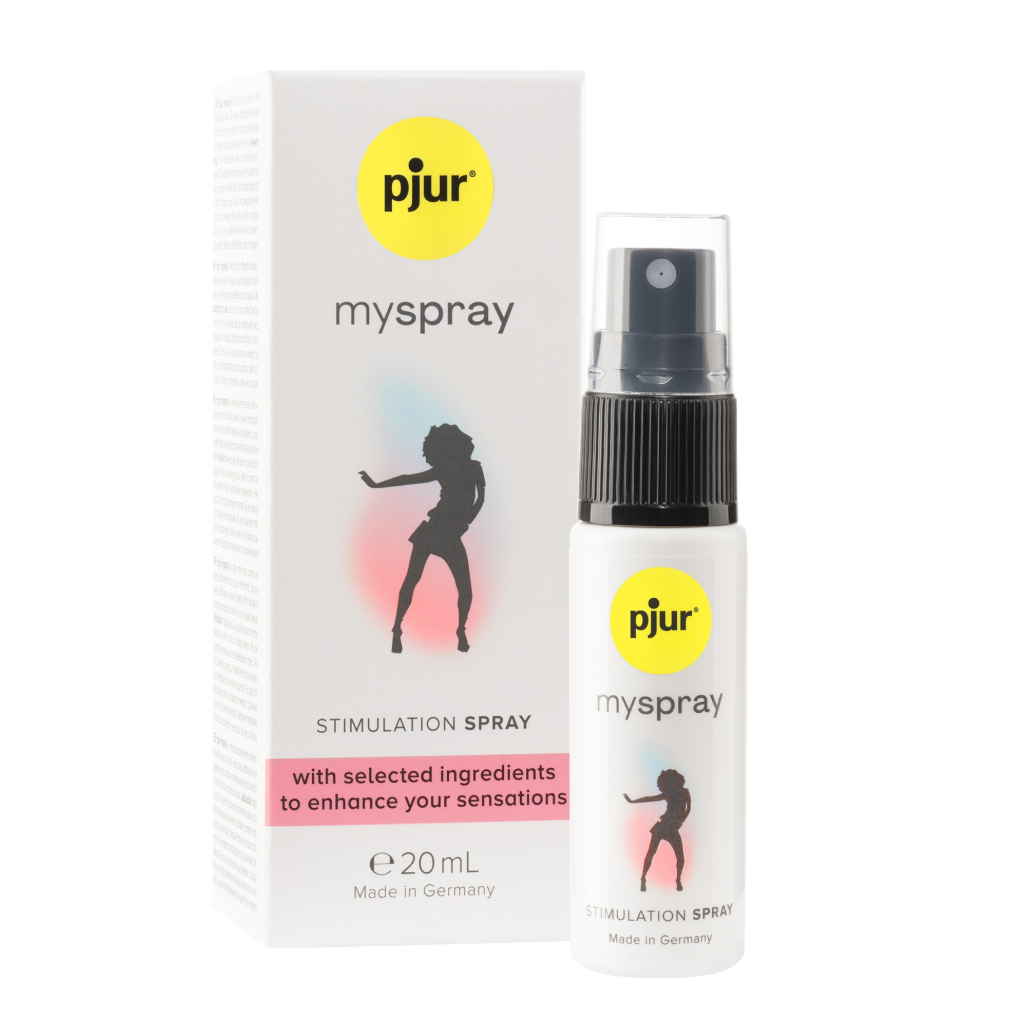 Pjur myspray 20ml klitorisspray i förpackning