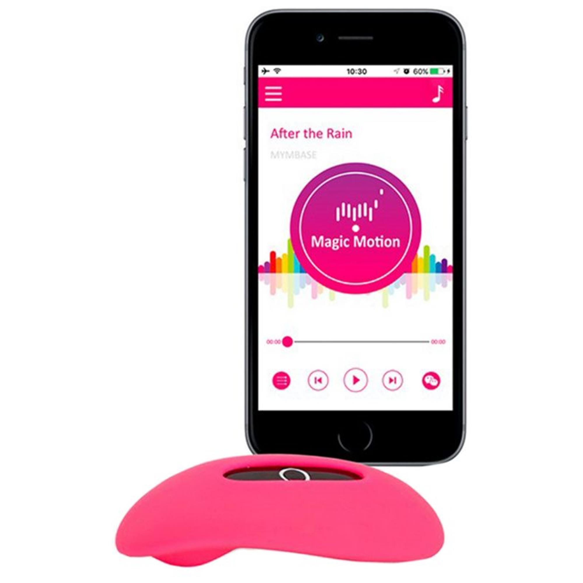 Magic Motion Candy Smart Wearable Vibe i silikon, kompakt klitorisvibrator med app-styrning