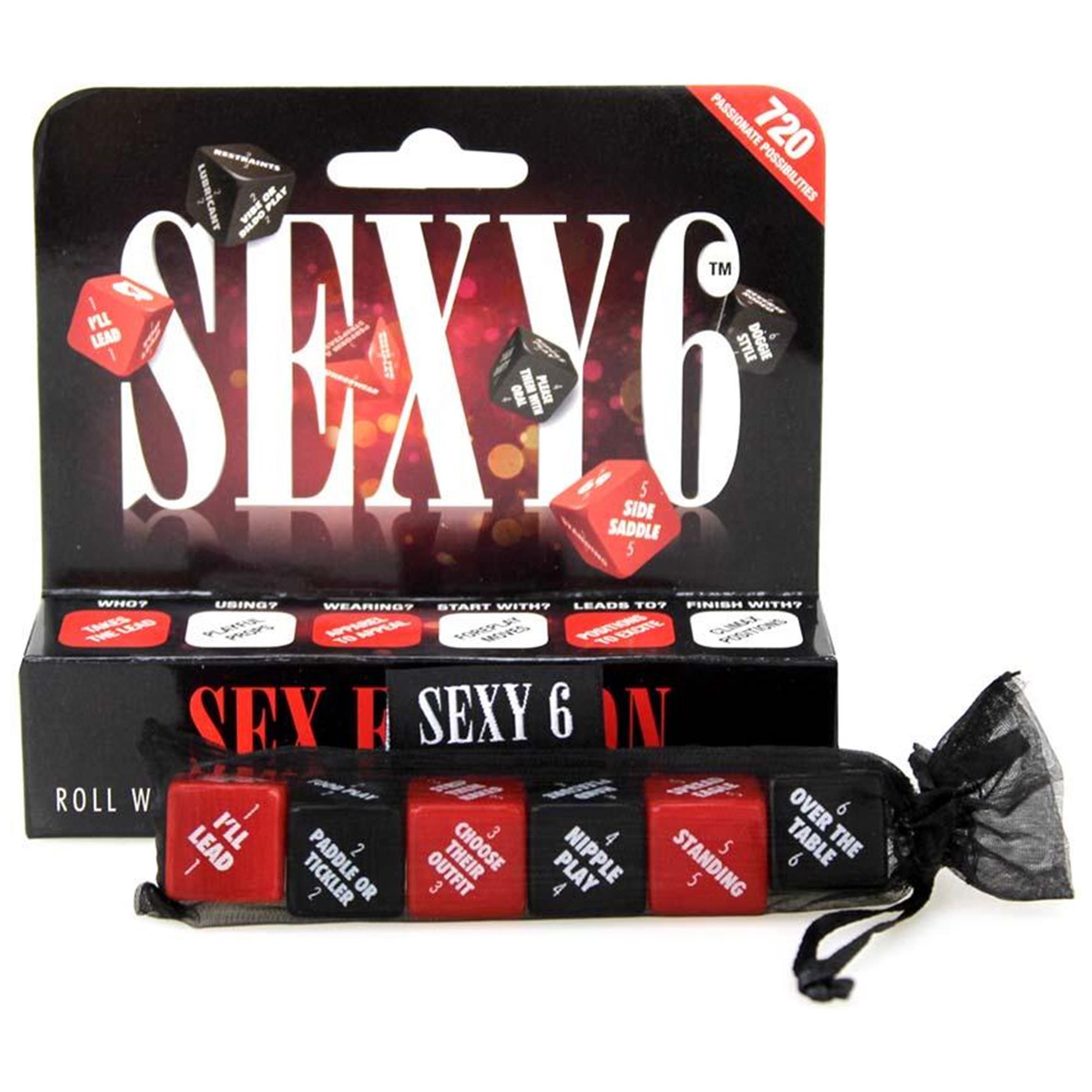 Sexy 6 Dice Sex – 6 tärningar för par från Creative Conceptions