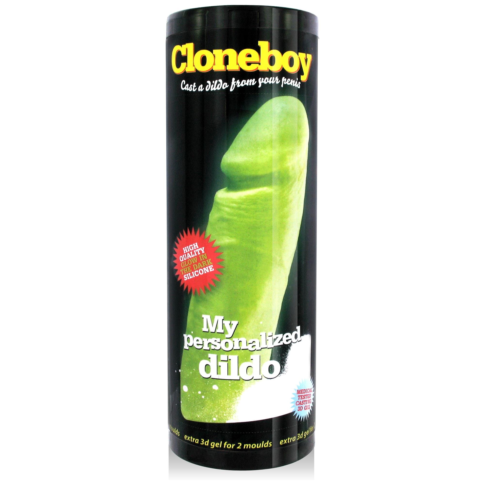 Cloneboy Dildo Glow In The Dark Nude avgjutningskit