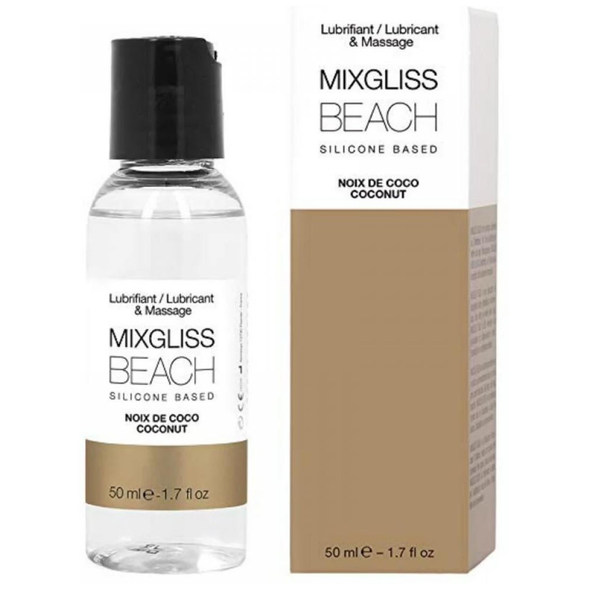MIXGLISS Silicone Beach Coconut 50ml flaska