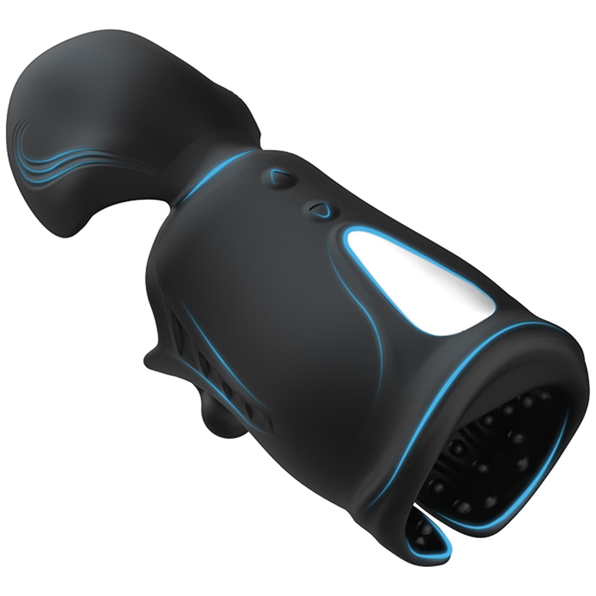 ALPHA+ Penis Stimulator från Cockalicious, silkeslen stroker med två motorer