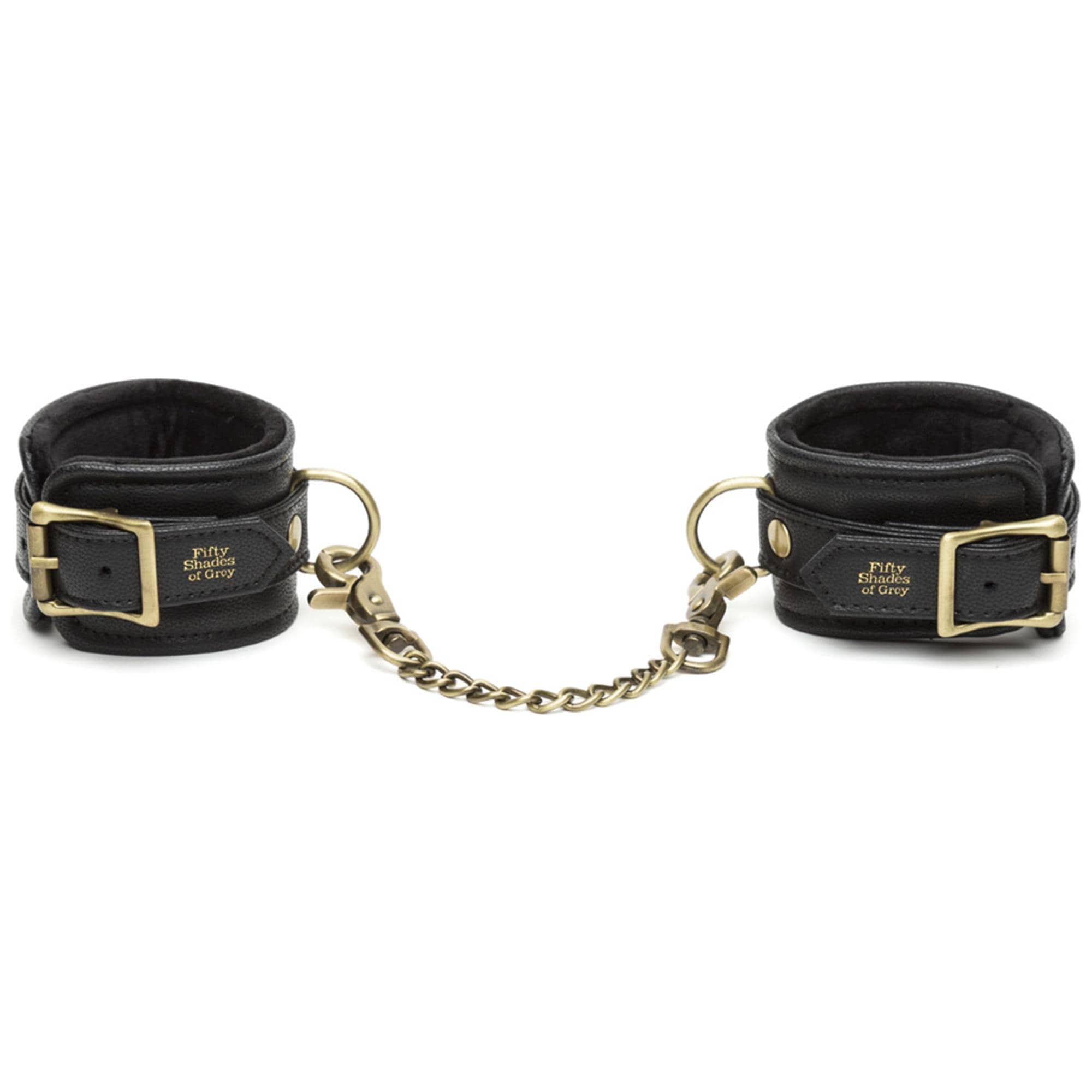 50 Shades of Grey Bound to You Wrist Cuffs, mjukt vadderade handledsmanschetter