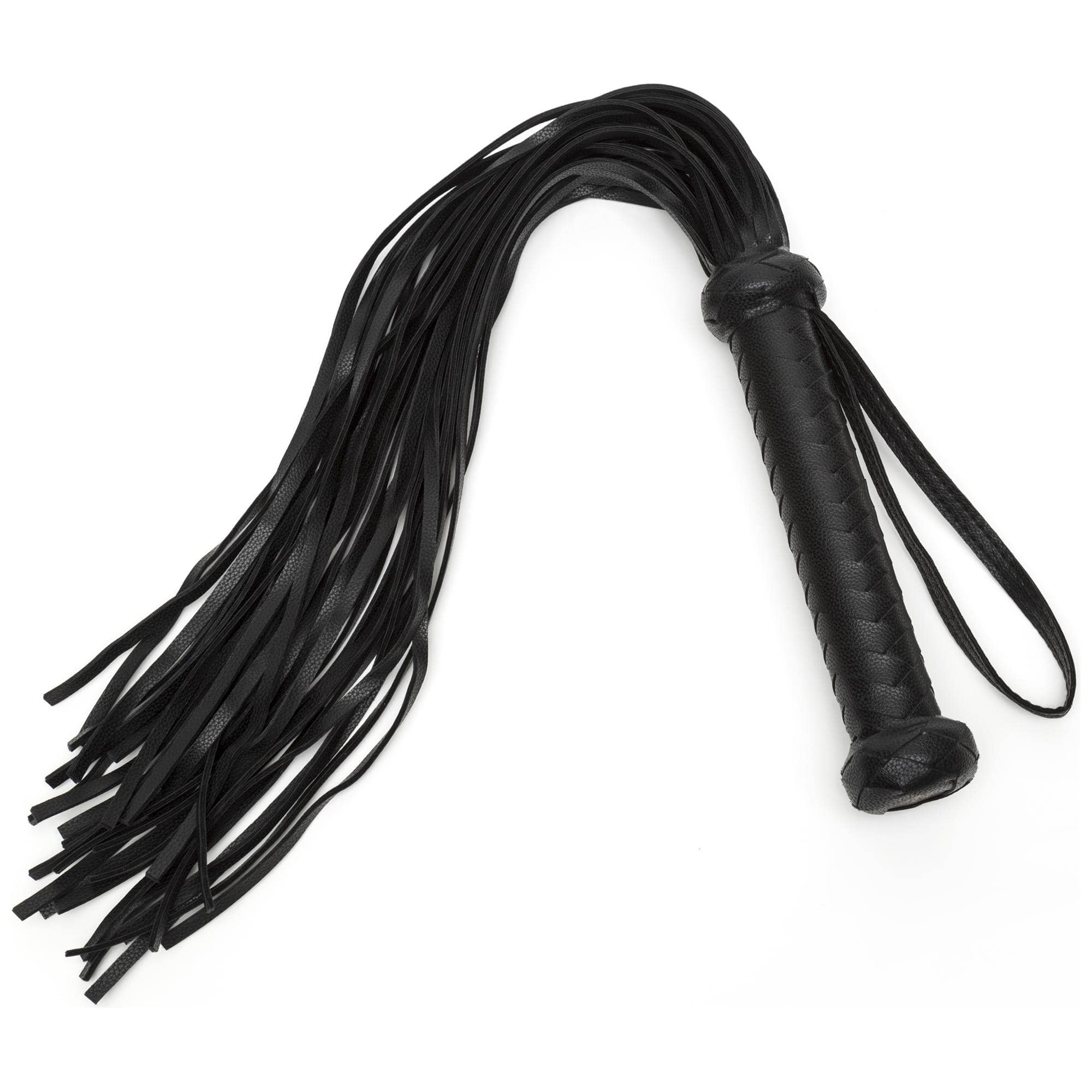 50 Shades of Grey Bound to You Flogger med flätad handtag och långa strån