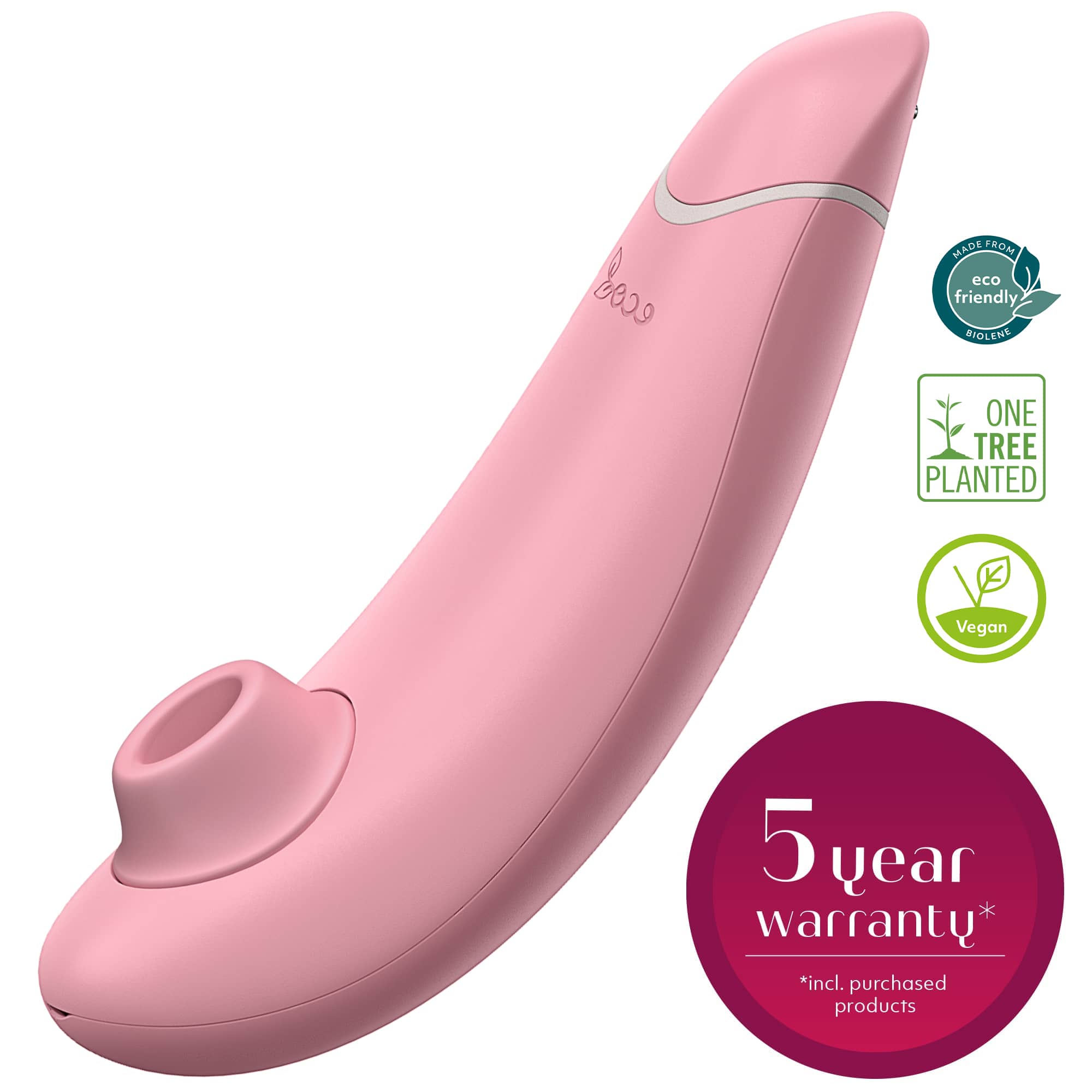 Womanizer Premium Eco lufttrycksvibrator i hållbart material