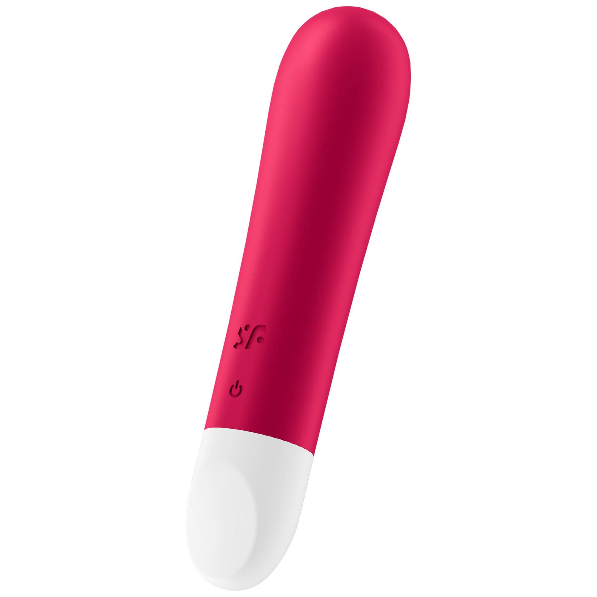 Satisfyer Ultra Power Bullet 1 Red – kompakt bulletvibrator med rundad topp