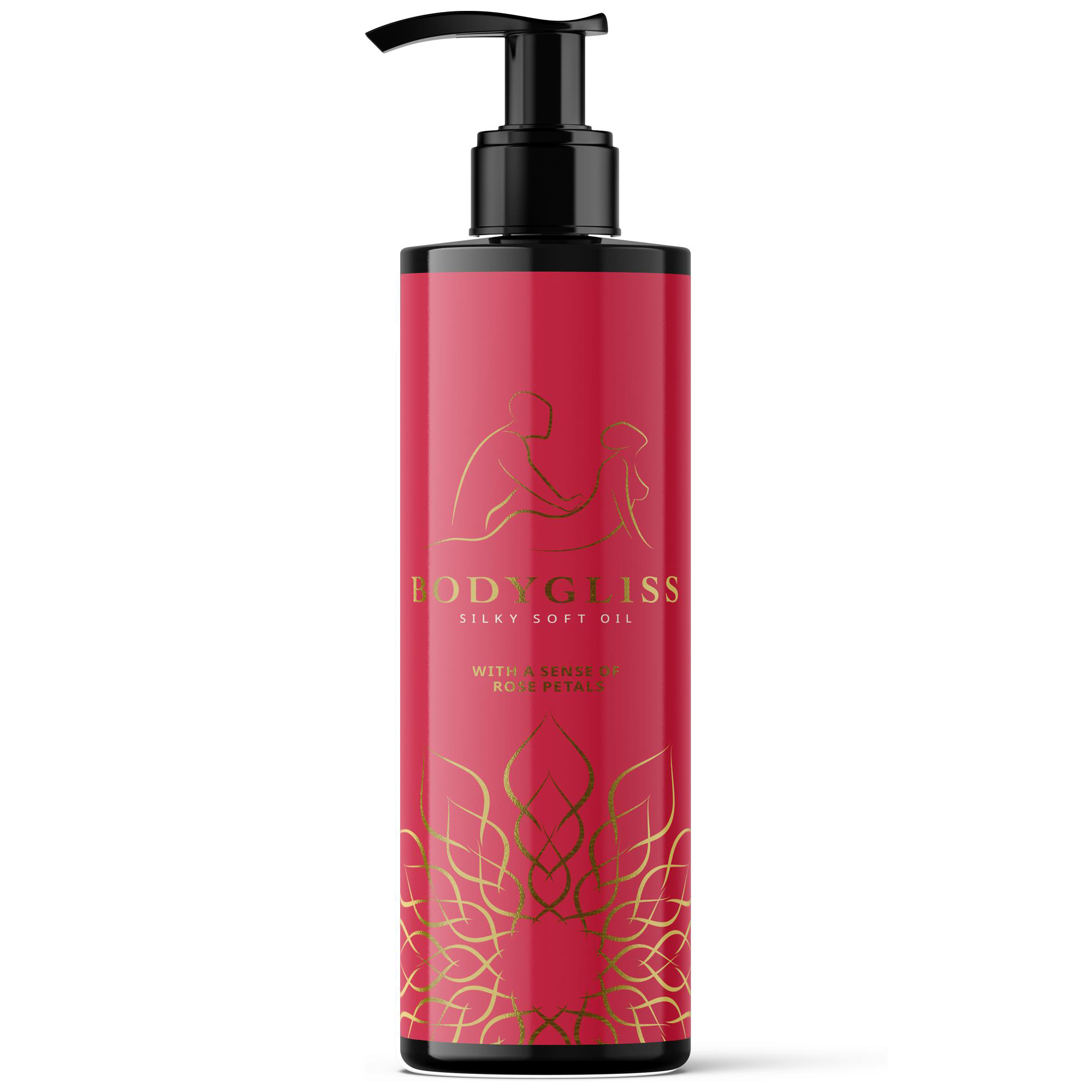 BodyGliss Erotic Massage Oil Rose Petals flaska