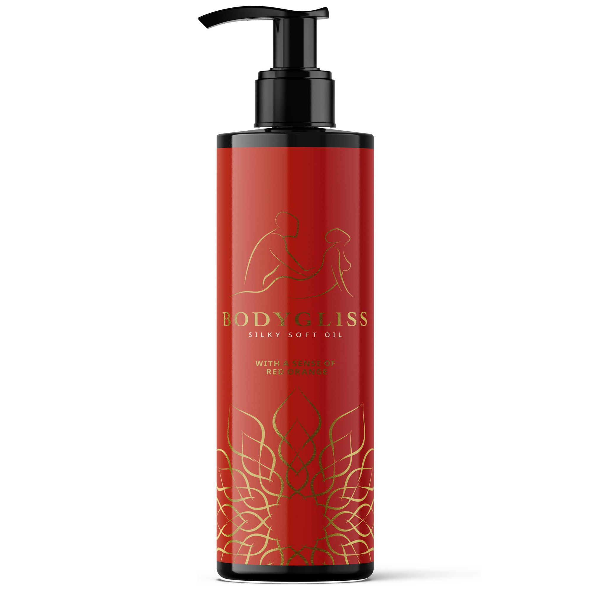 BodyGliss Massage Oil Red Orange 150 ml flaska
