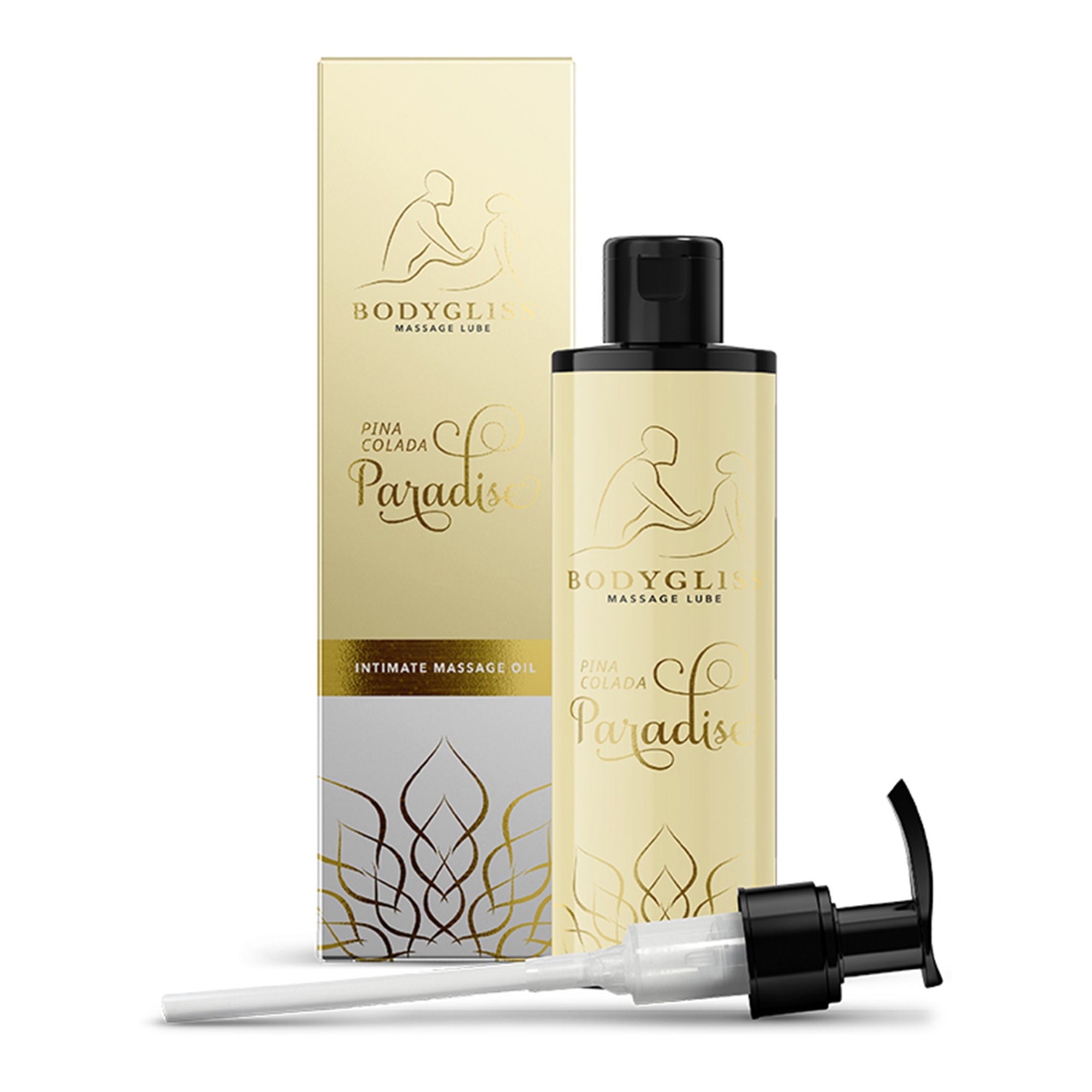 BodyGliss Pina Colada Paradise 150 ml massageolja med kokos- och romdoft