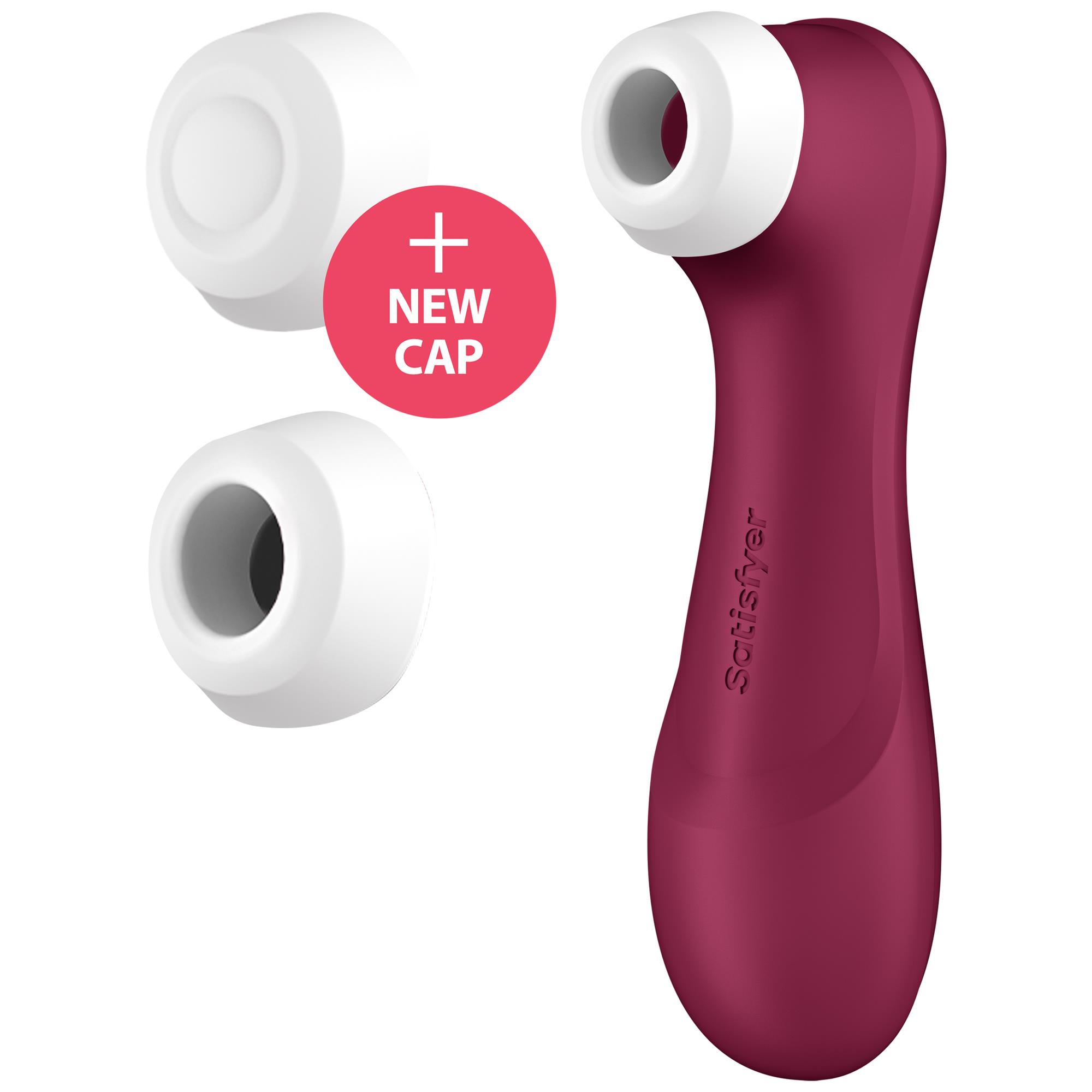 Satisfyer Pro 2 Generation 3 Red lufttrycksvibrator i röd färg