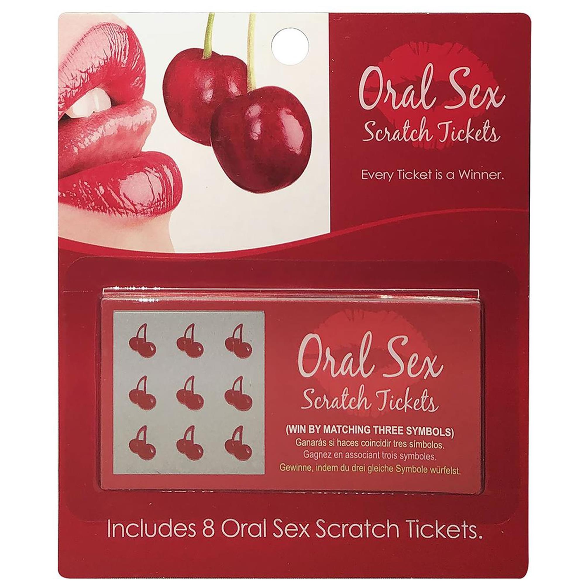 Oral Sex Scratch Tickets från Kheper Games, 8 skraplotter med oralsexpositioner