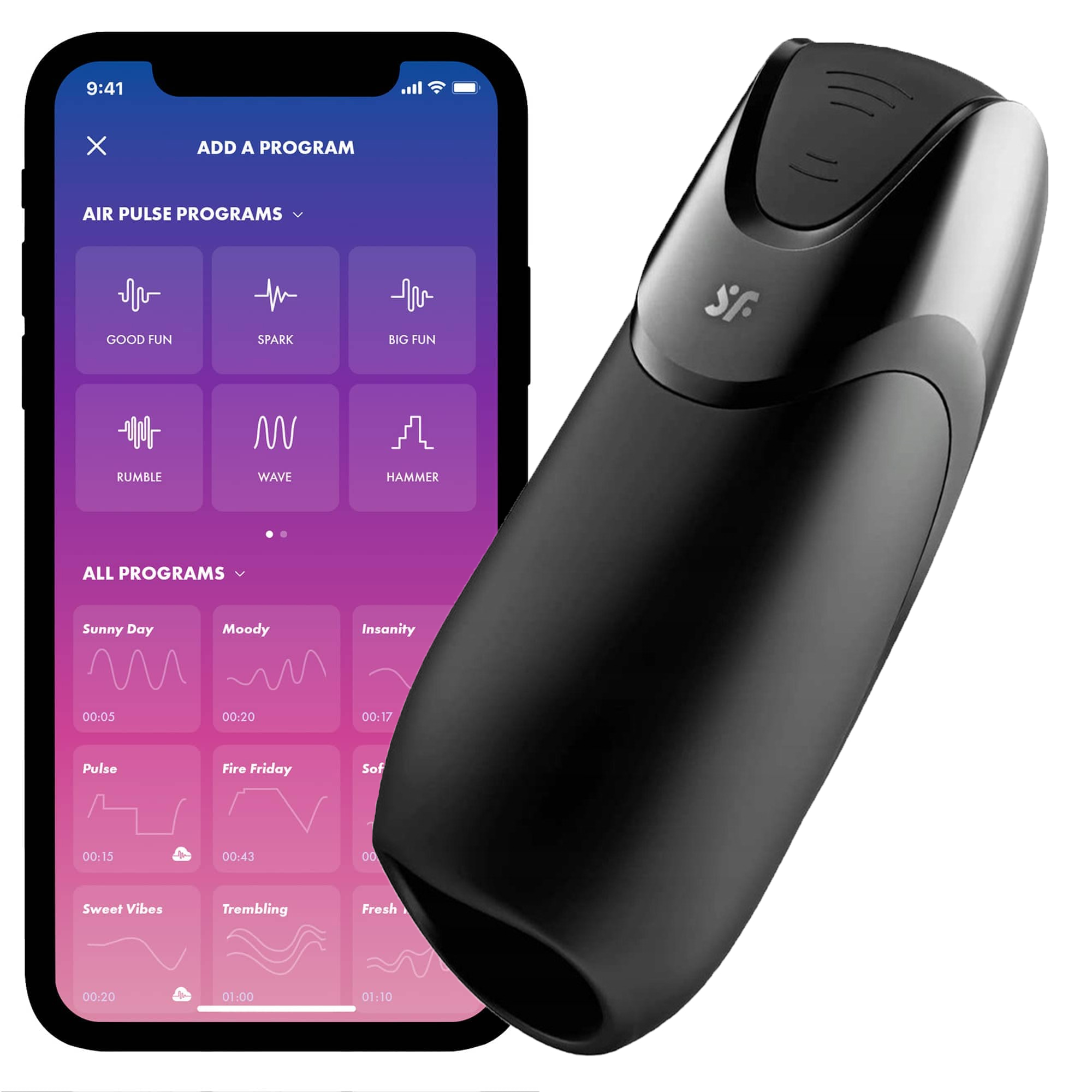 Satisfyer Men Vibration+ Connect App masturbator