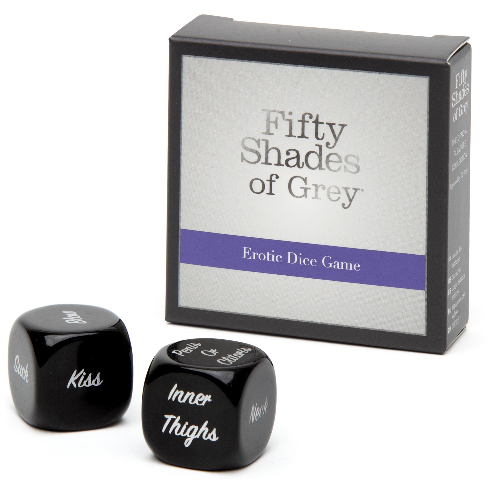 Fifty Shades Of Grey Erotic Dice Game, två tärningar i förpackning