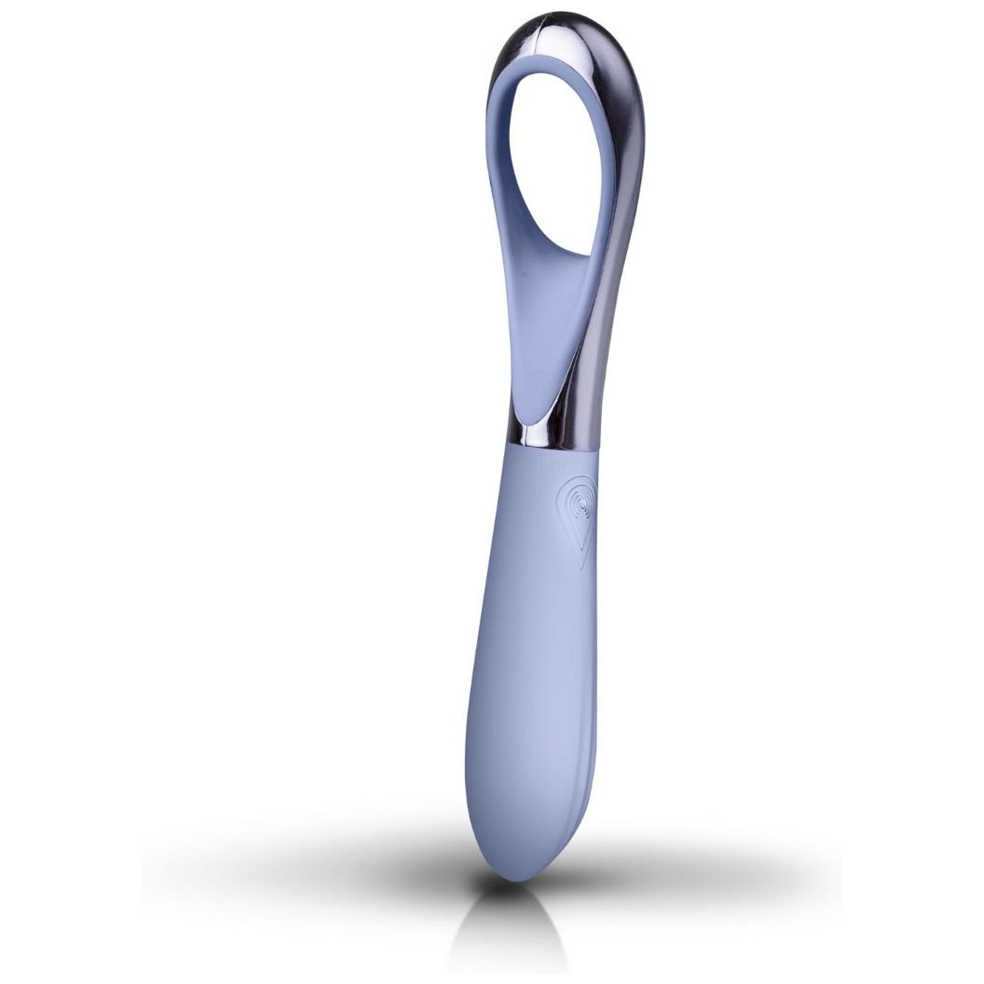 NIYA N3 Precision Point Massager i sidovy som visar smal spets och ergonomiskt ringhandtag