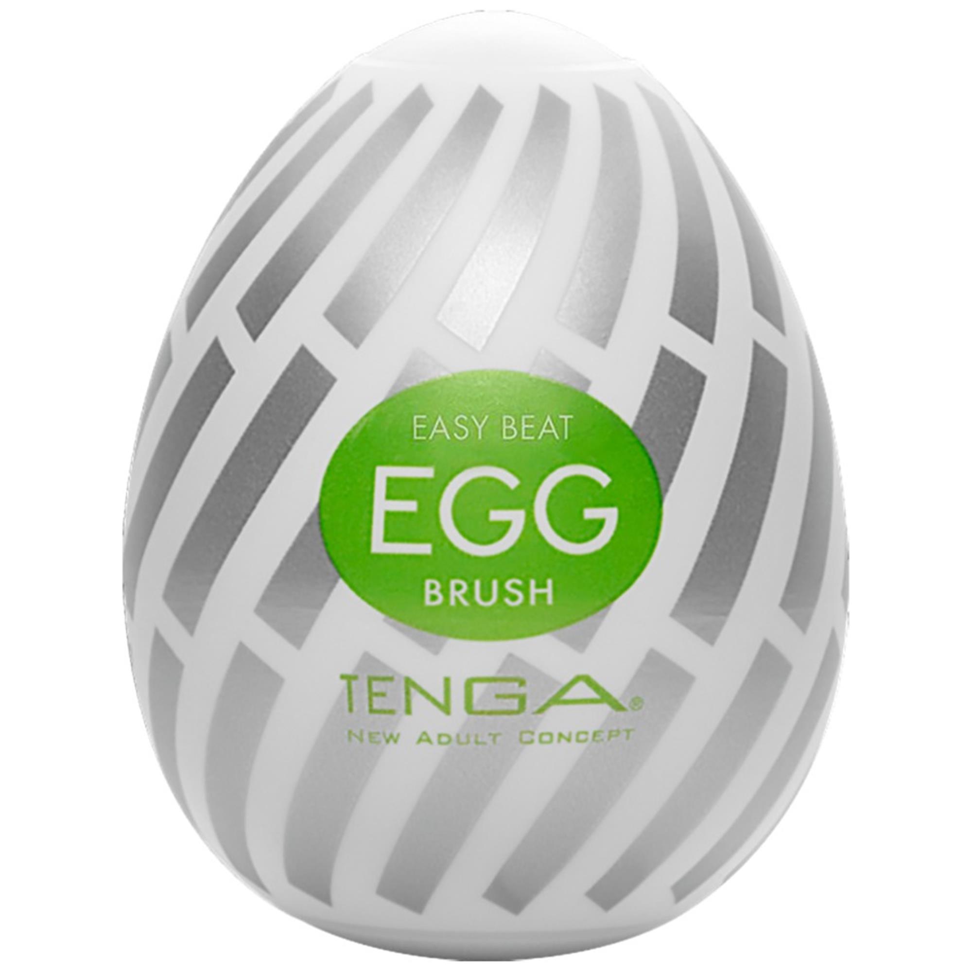 Tenga Egg Brush – onaniägg med penselliknande dubbar