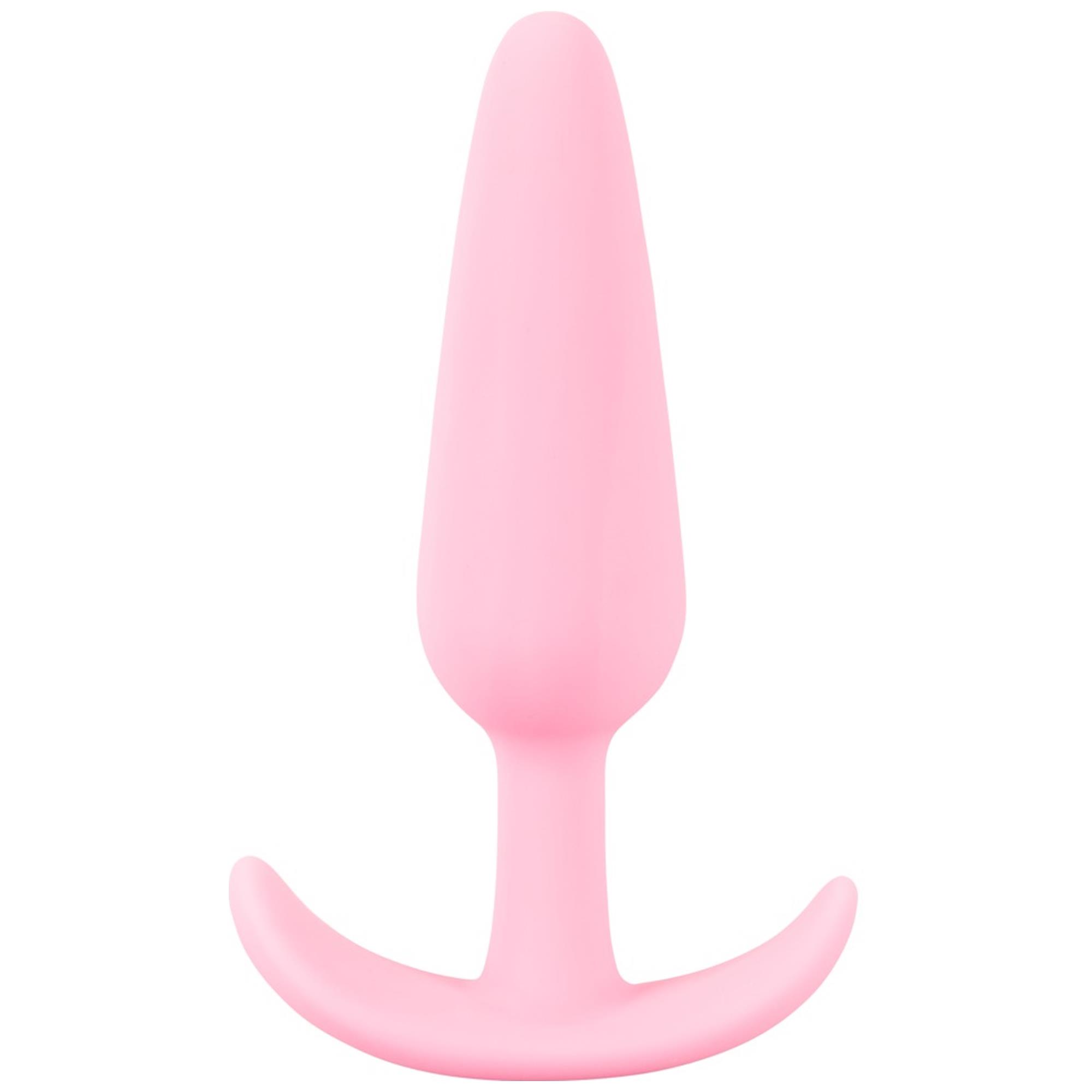 Cuties Mini Butt Plug Pink, liten rosa analplugg för nybörjare