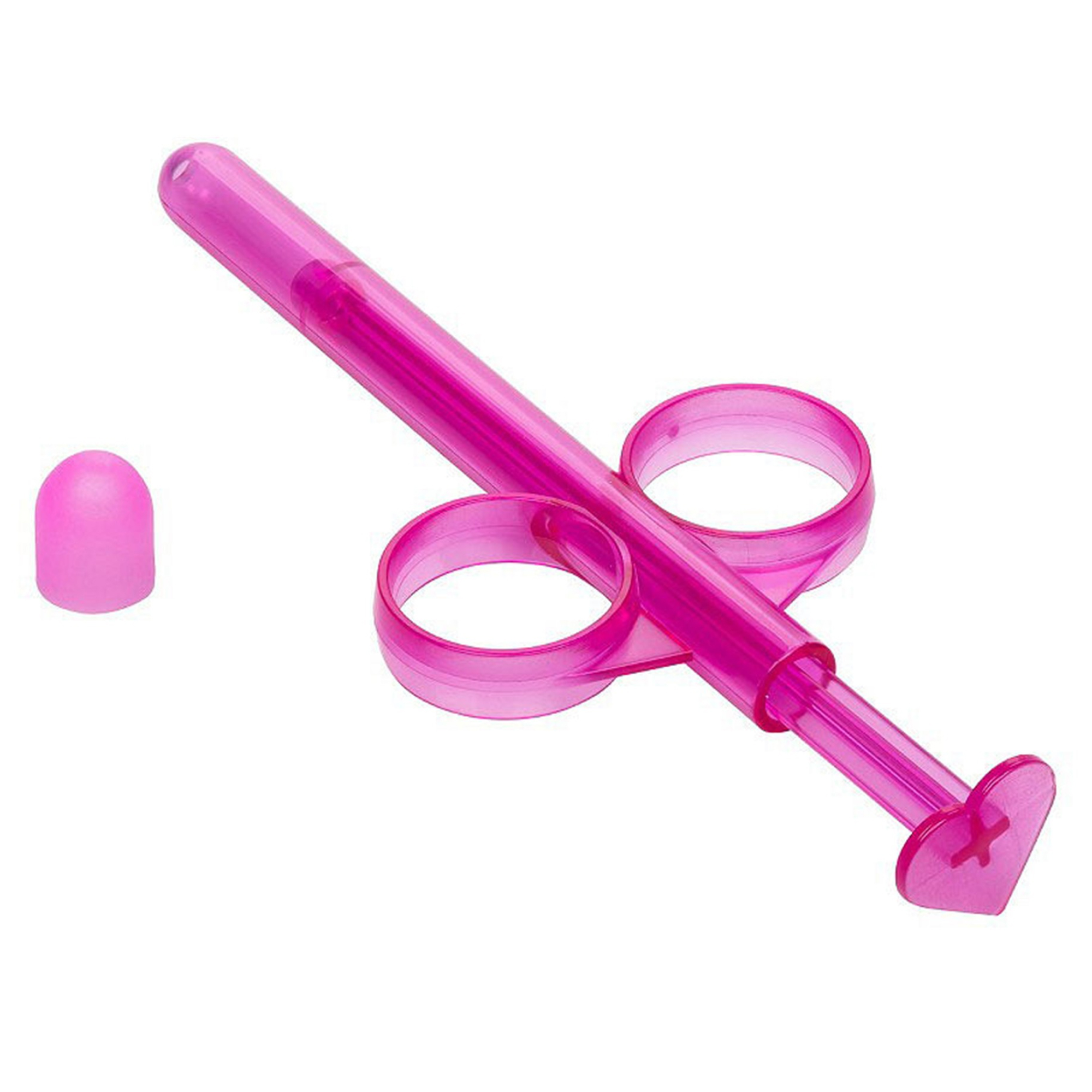 CalExotics Lube Tube 2pcs Pink, två rosa glidmedelsapplikatorsprutor