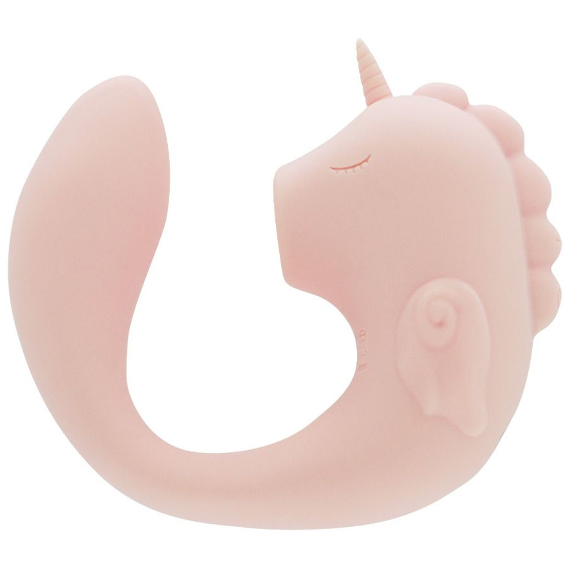 Unihorn C Horse Coral Throb Pink klitorisvibrator i korallrosa silikon