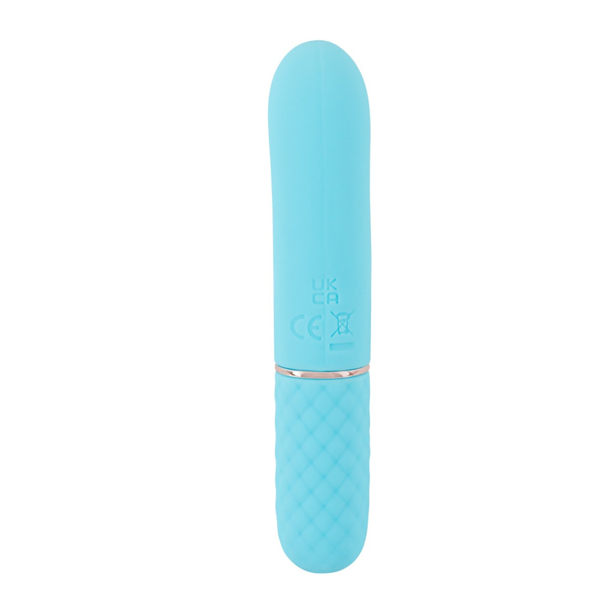 Cuties Mini Vibrator Curved Blue, kompakt böjd minivibrator i blått