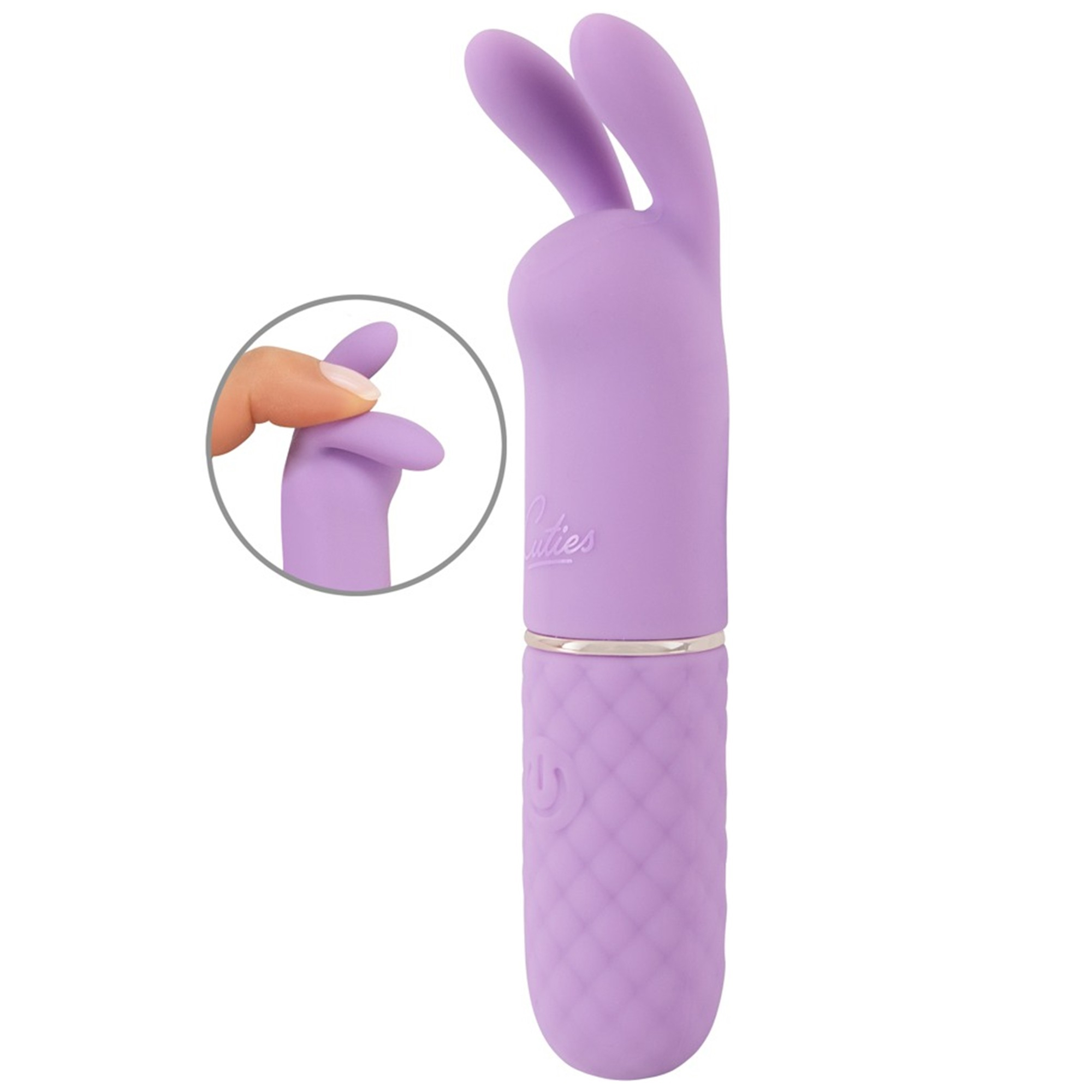 Cuties Mini Vibrator Rabbit Bullet Purple