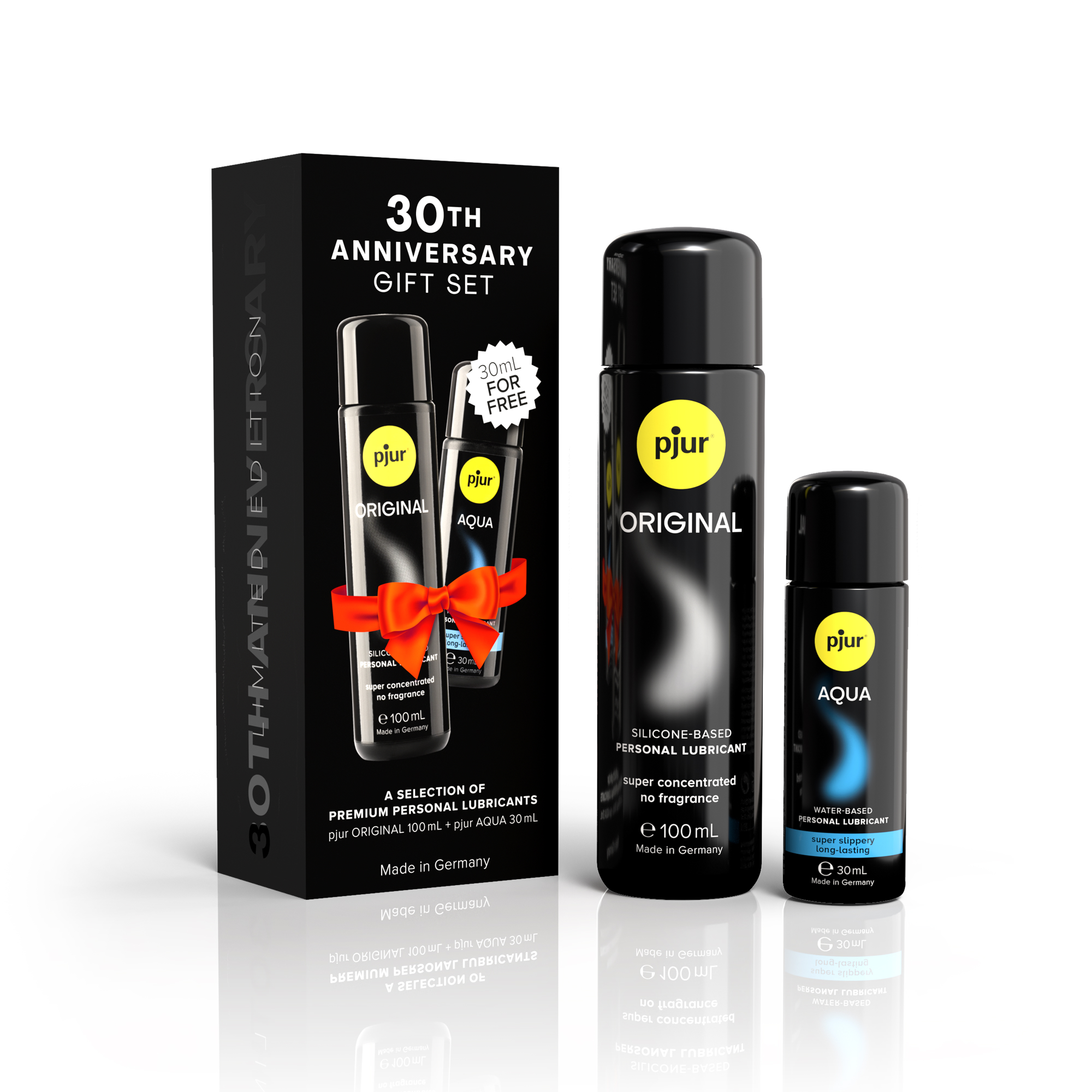 Pjur 30 Years Anniversary Gift Set presentask