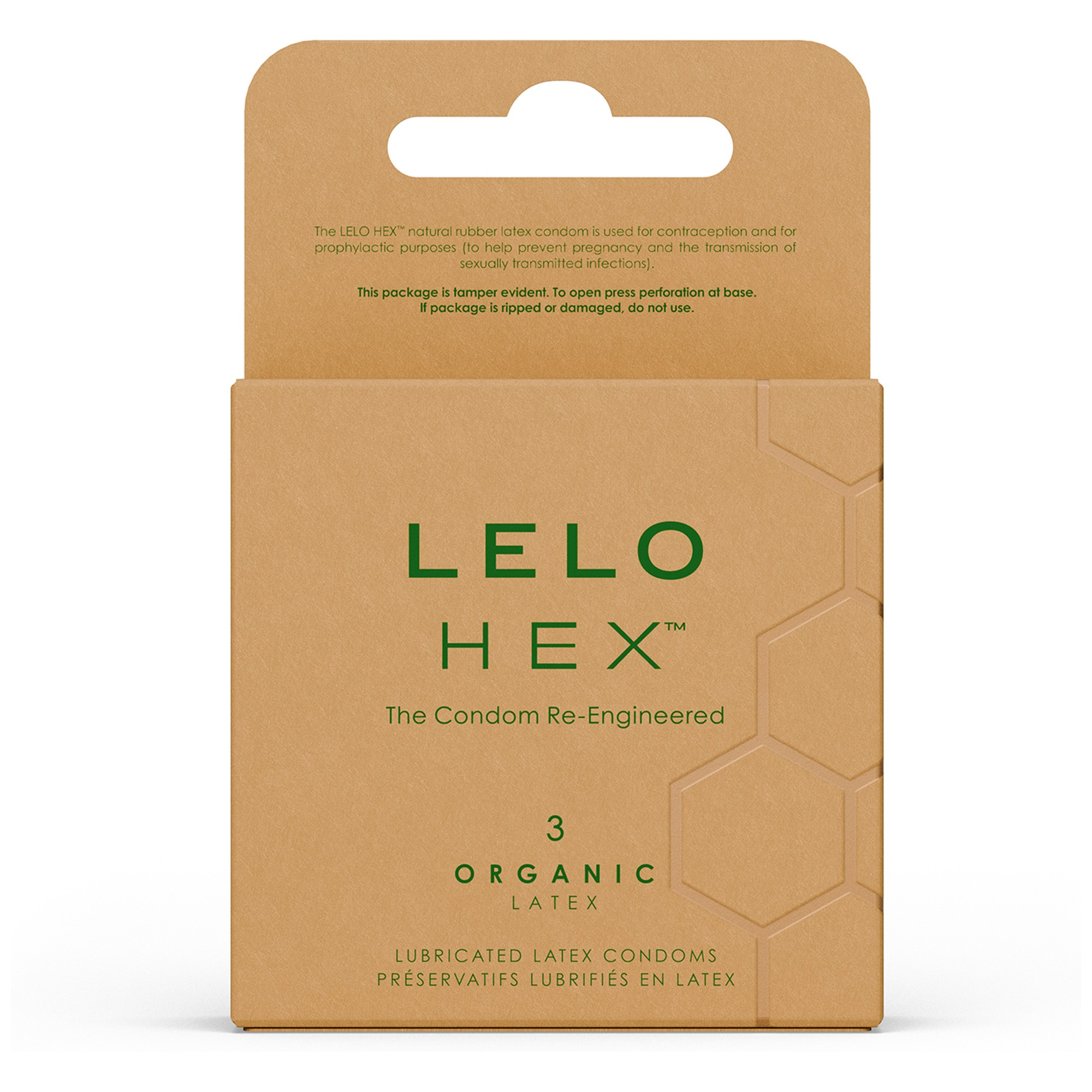 LELO HEX Original Condoms 3-pack förpackning