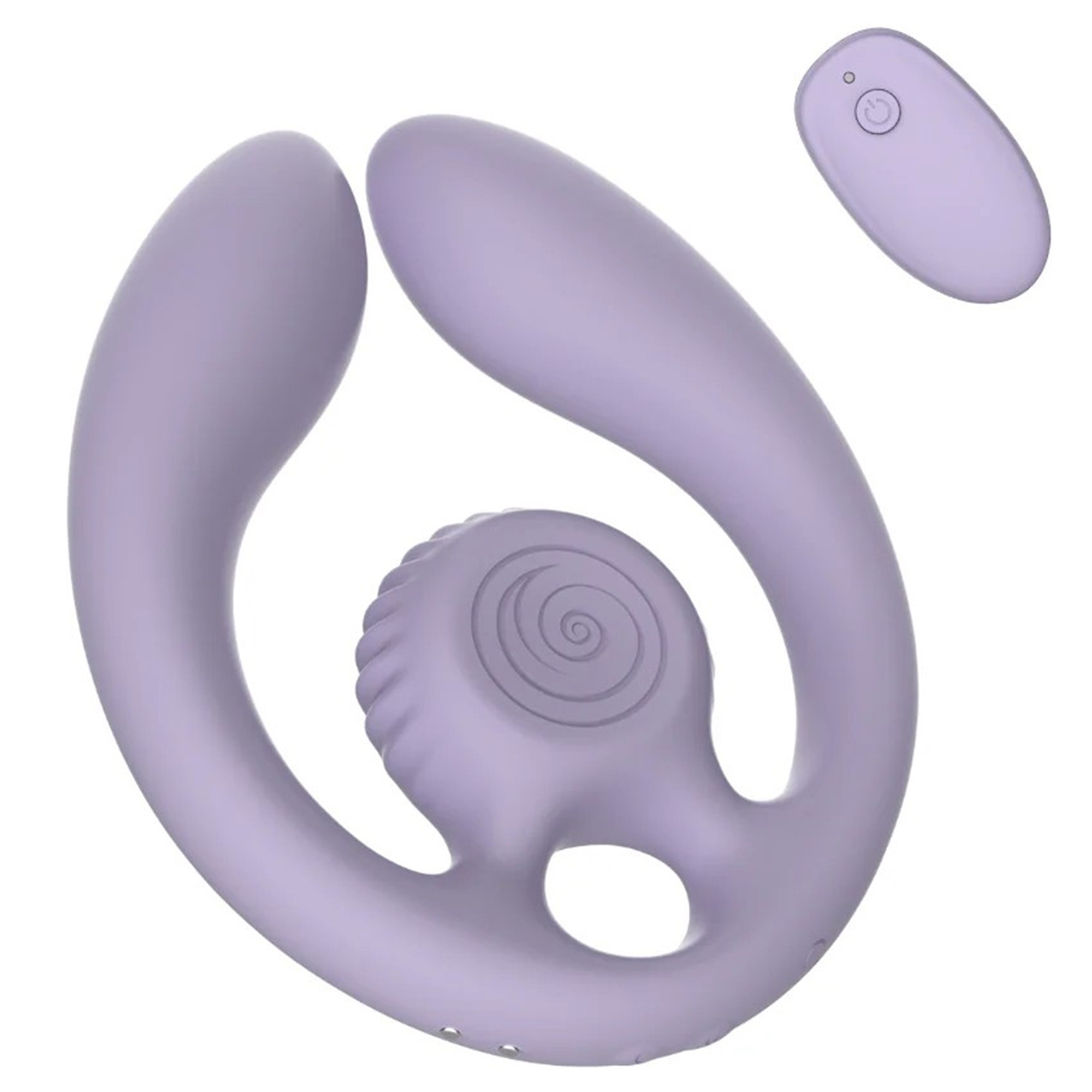 SVibe Snail GIZI Duo Couples Stimulator i färgen Lilac, visad framifrån