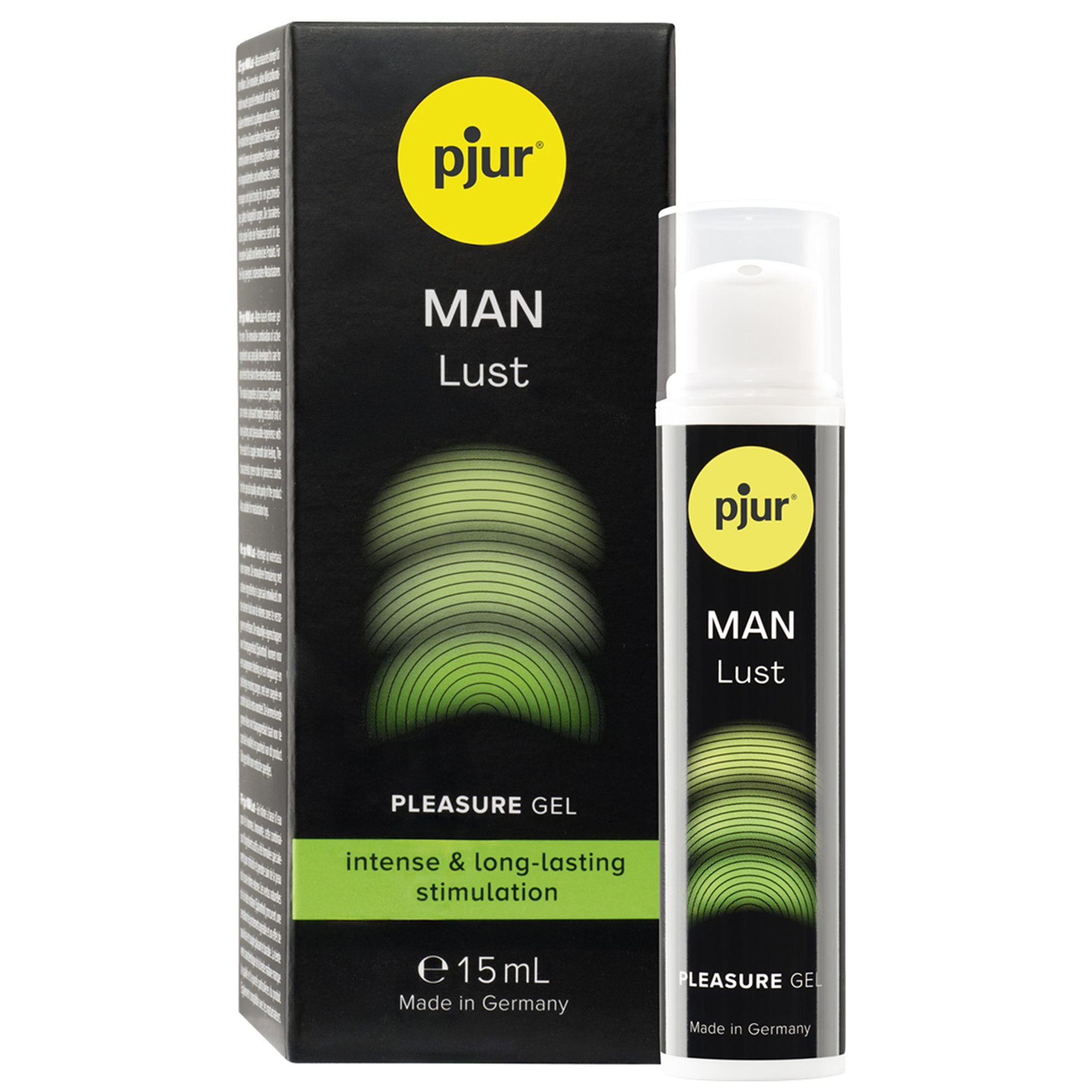 Pjur Man Lust stimulansgel för män, förpackning