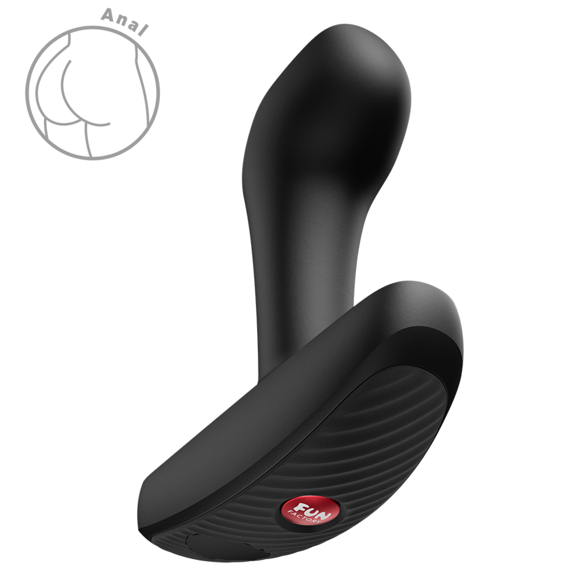 Fun Factory Bootie Vibe Black – nybörjarvänlig buttplug med 12 vibrationslägen