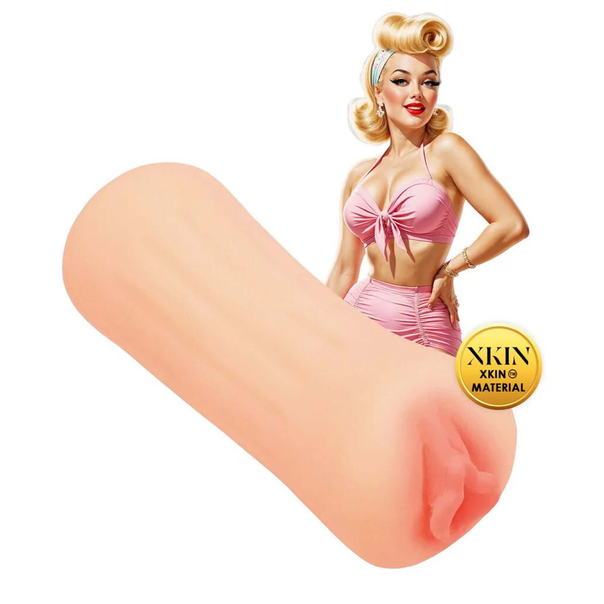 XKIN Pinup Dolls Sun Kissed Beach Babe lösvagina kompakt format