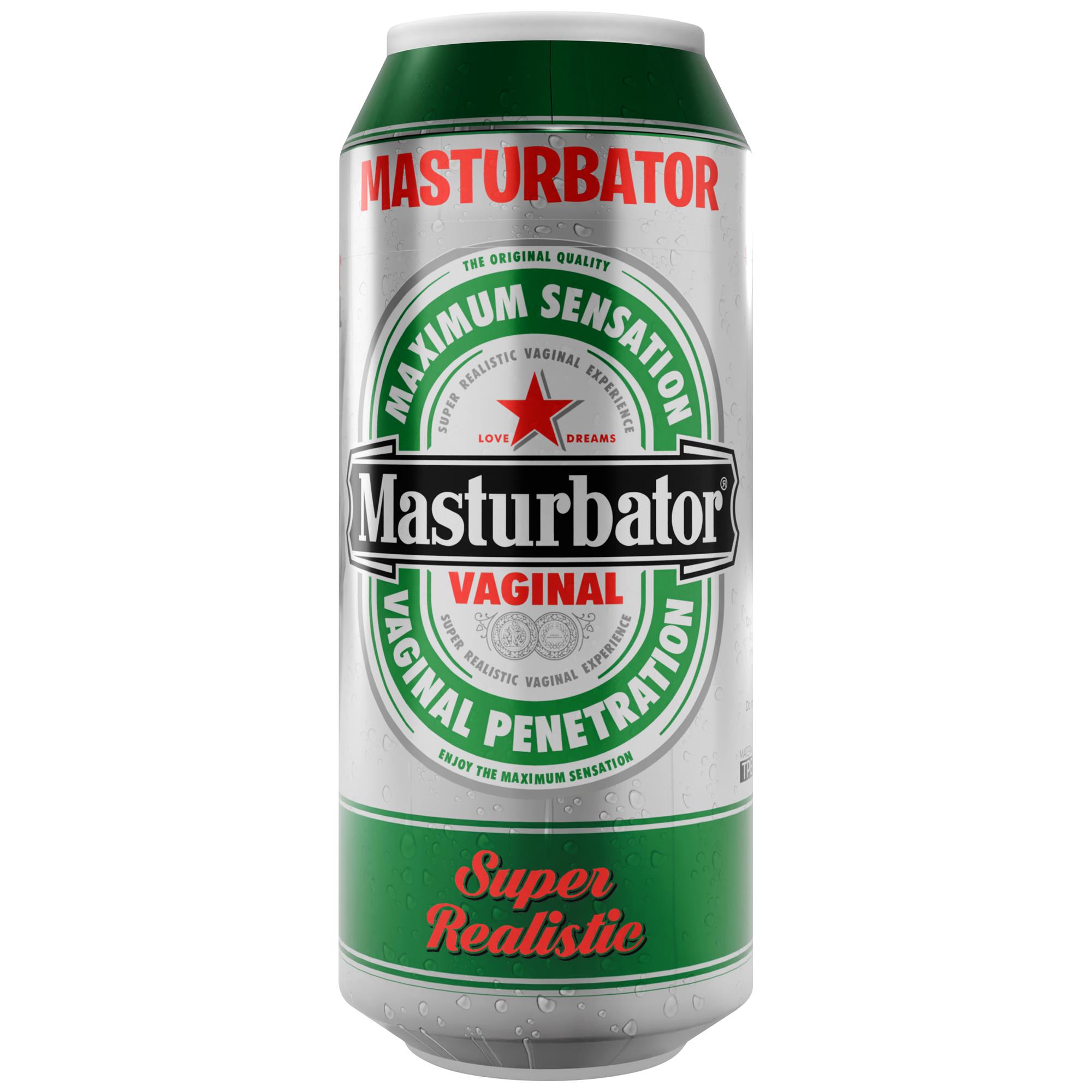 Masturbator Beer från ALIVE – realistisk ölburksdesign med dold lösvagina