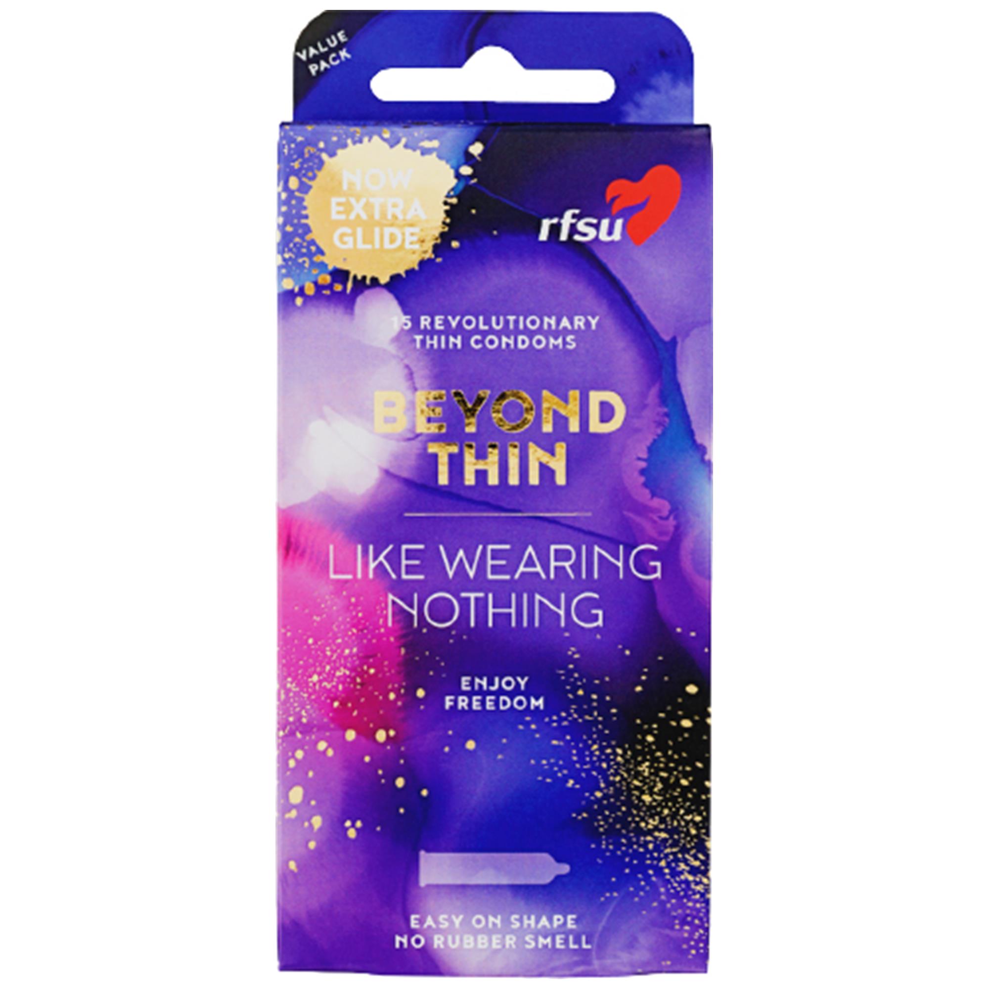 RFSU Beyond Thin True Feeling 15-pack, förpackning