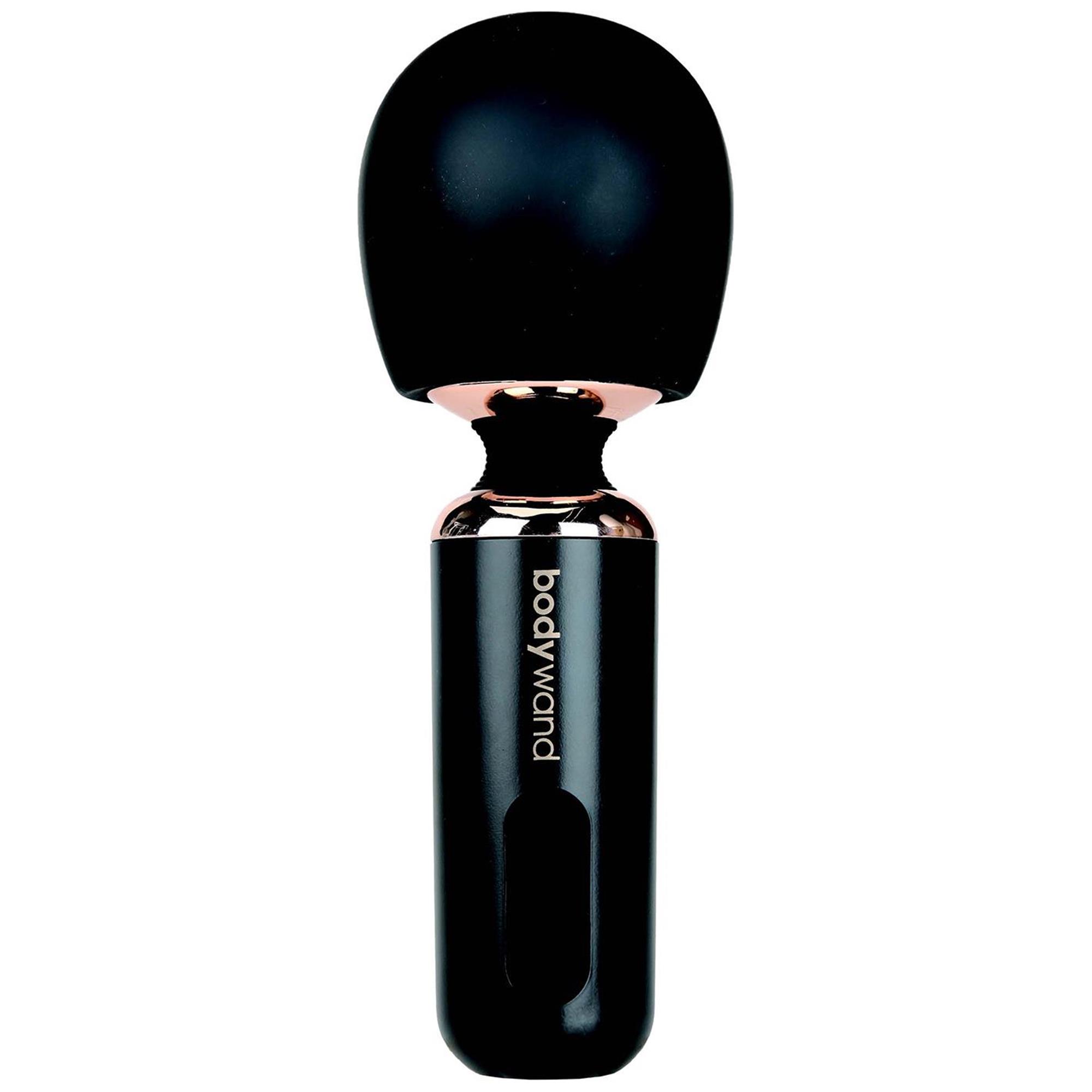Bodywand Lolly Black massagestav i svart silikon