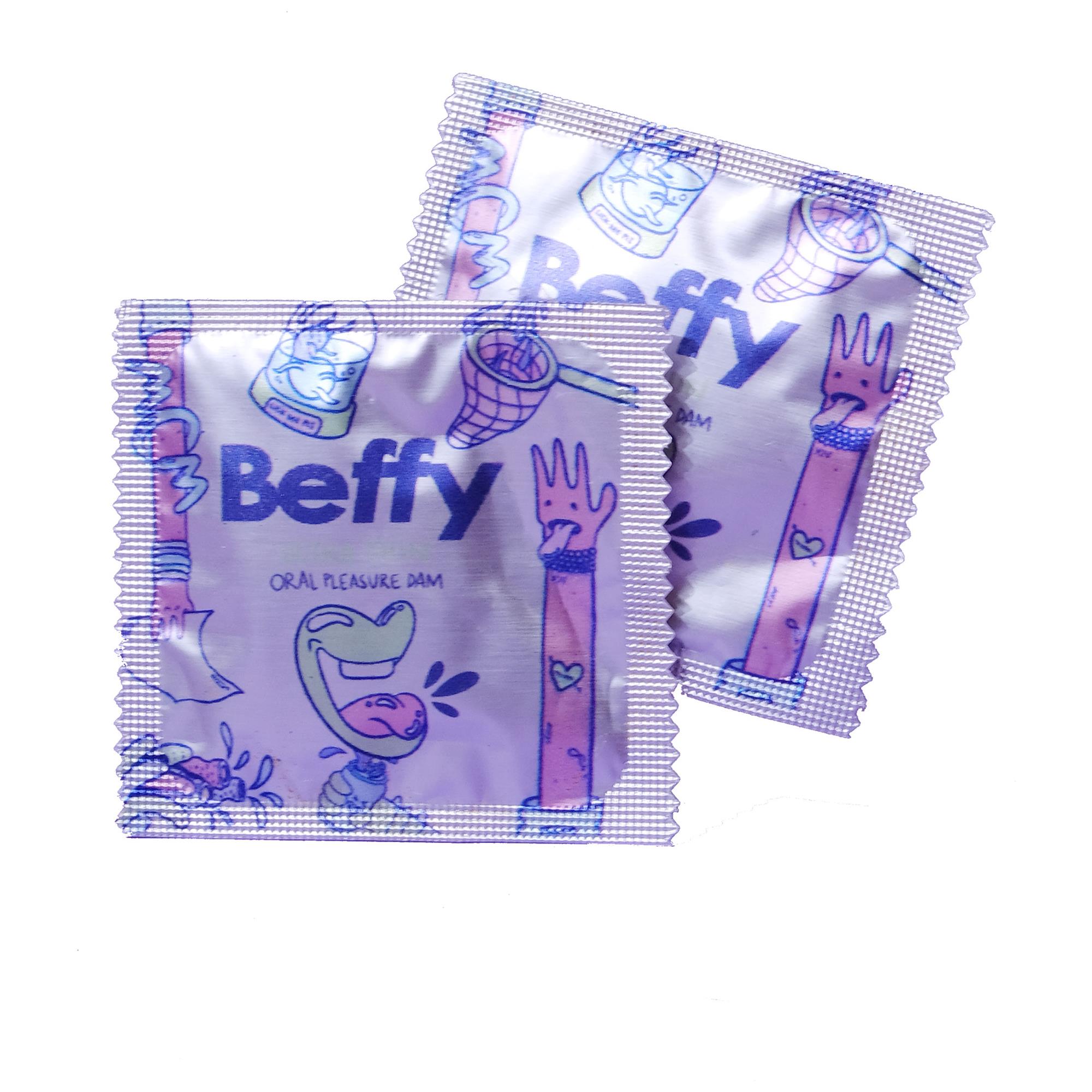 Slicklapp Beffy Oral Dam från Seven Creations, 2-pack