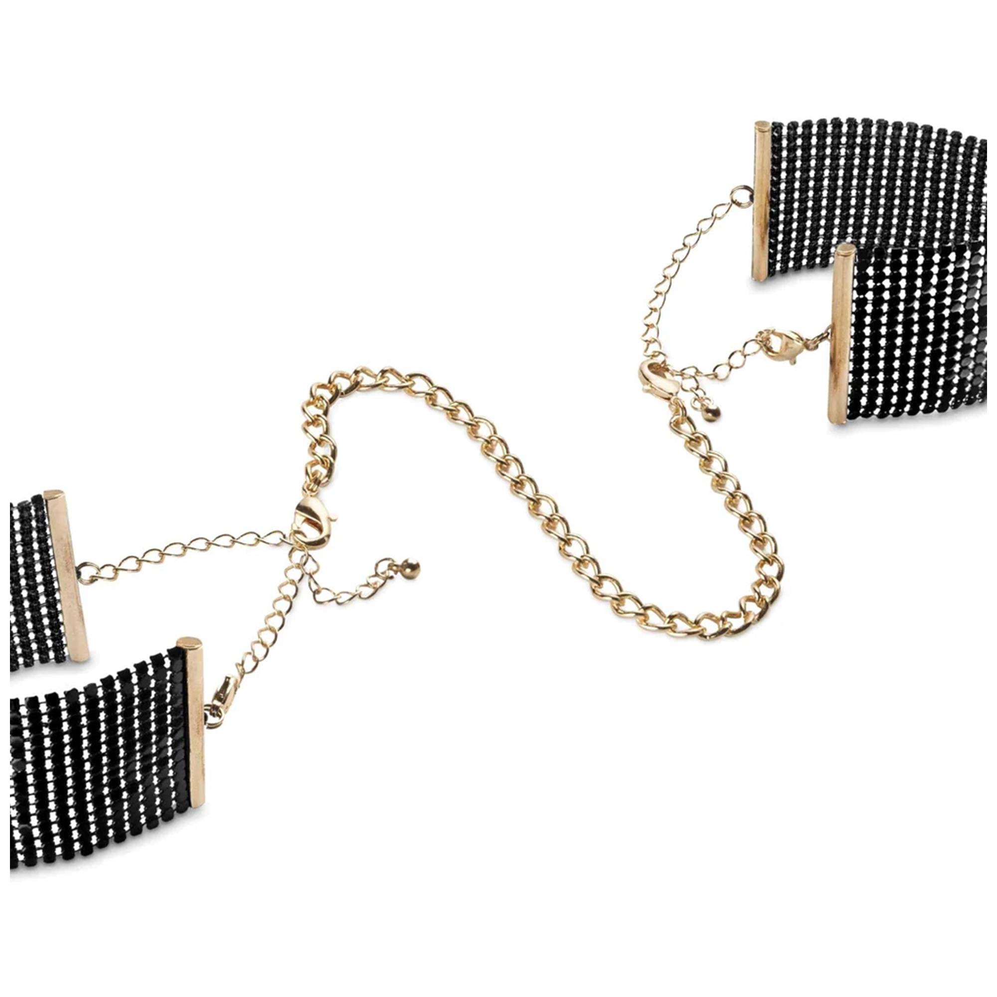 Desir Metallique Black Metallic Mesh Handcuffs från Bijoux Indiscrets