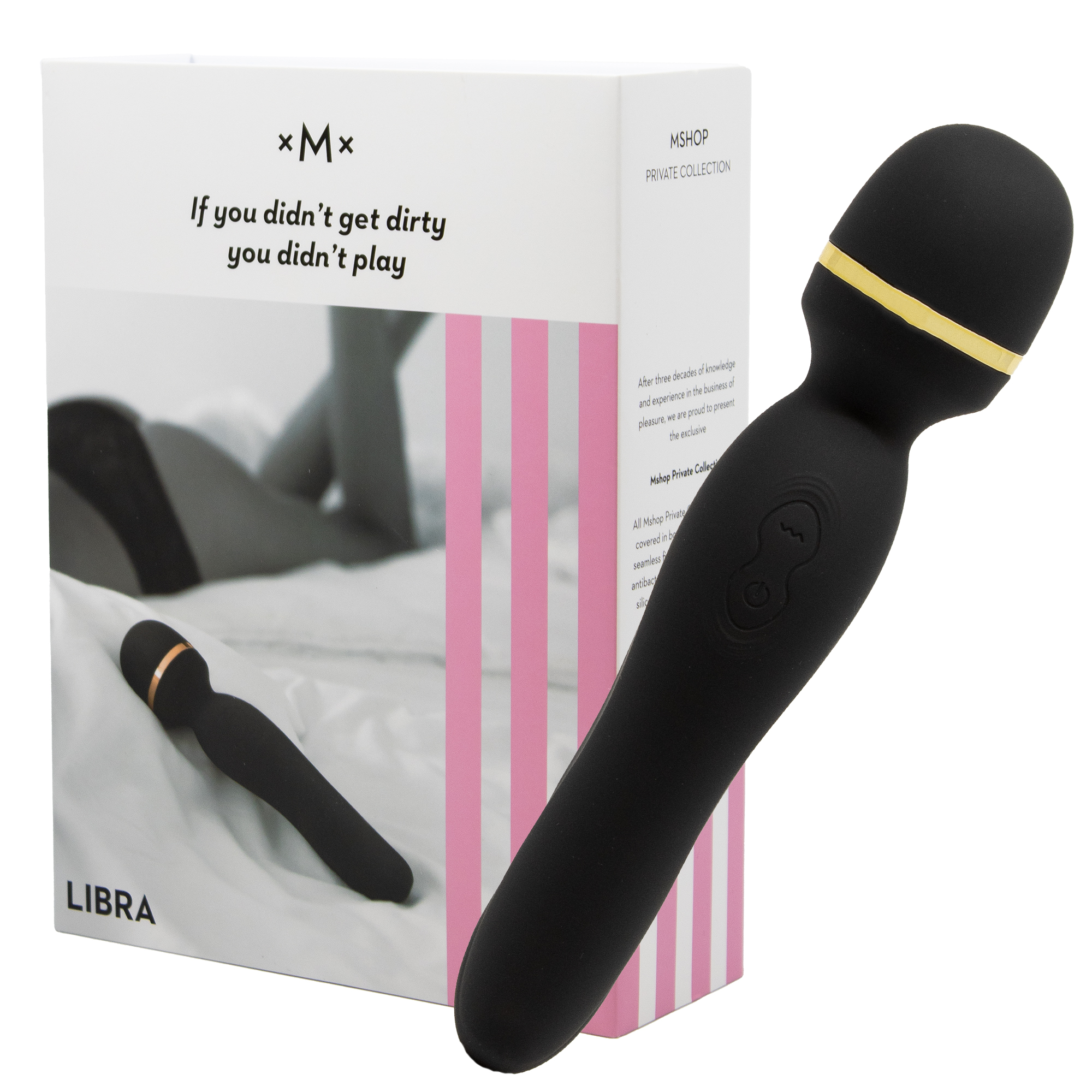 Libra vibrator från Mshop Private Collection, scandinavisk design med två vibrerande ändar