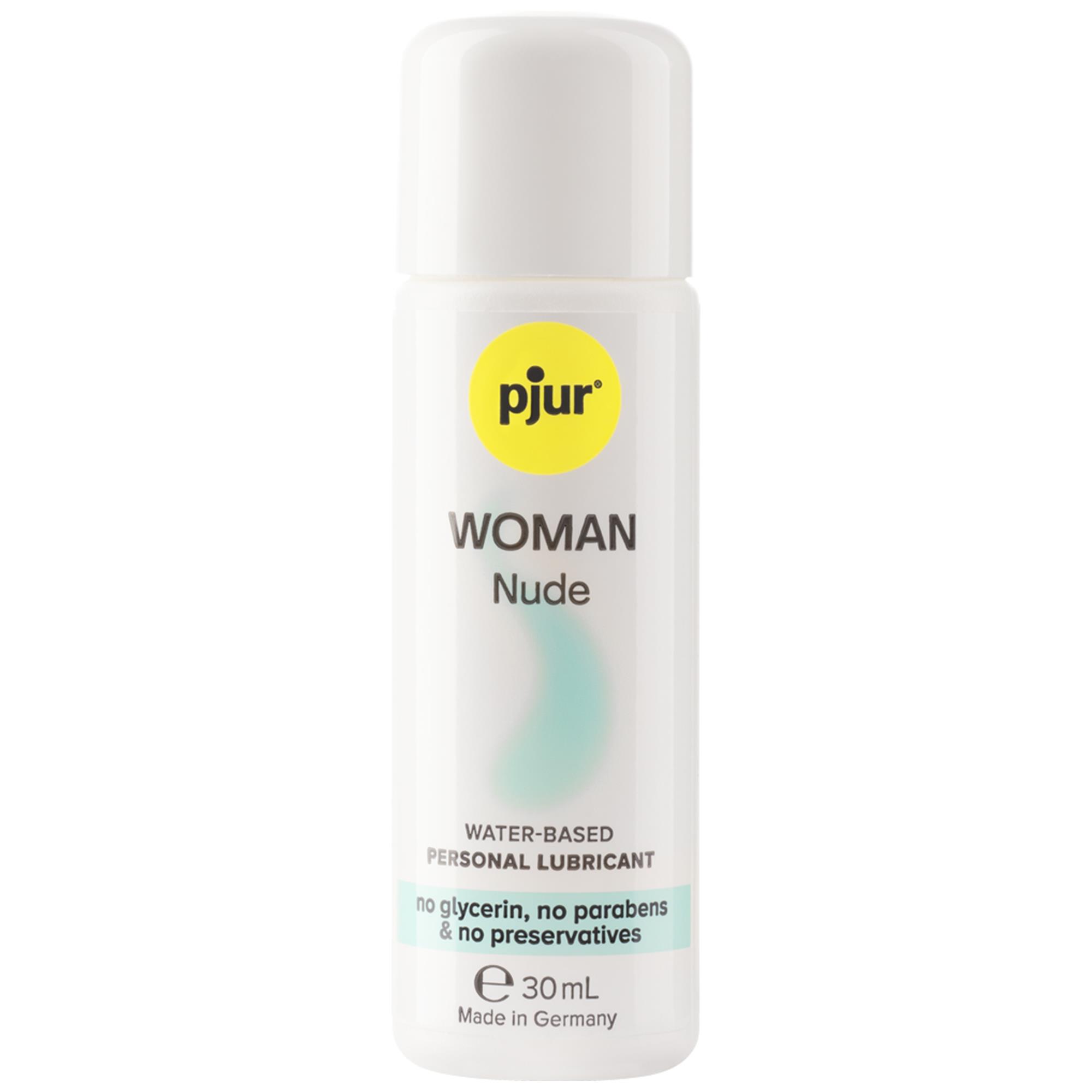 Pjur Woman Nude 30 ml flaska, vattenbaserat glidmedel utan parabener och glycerin