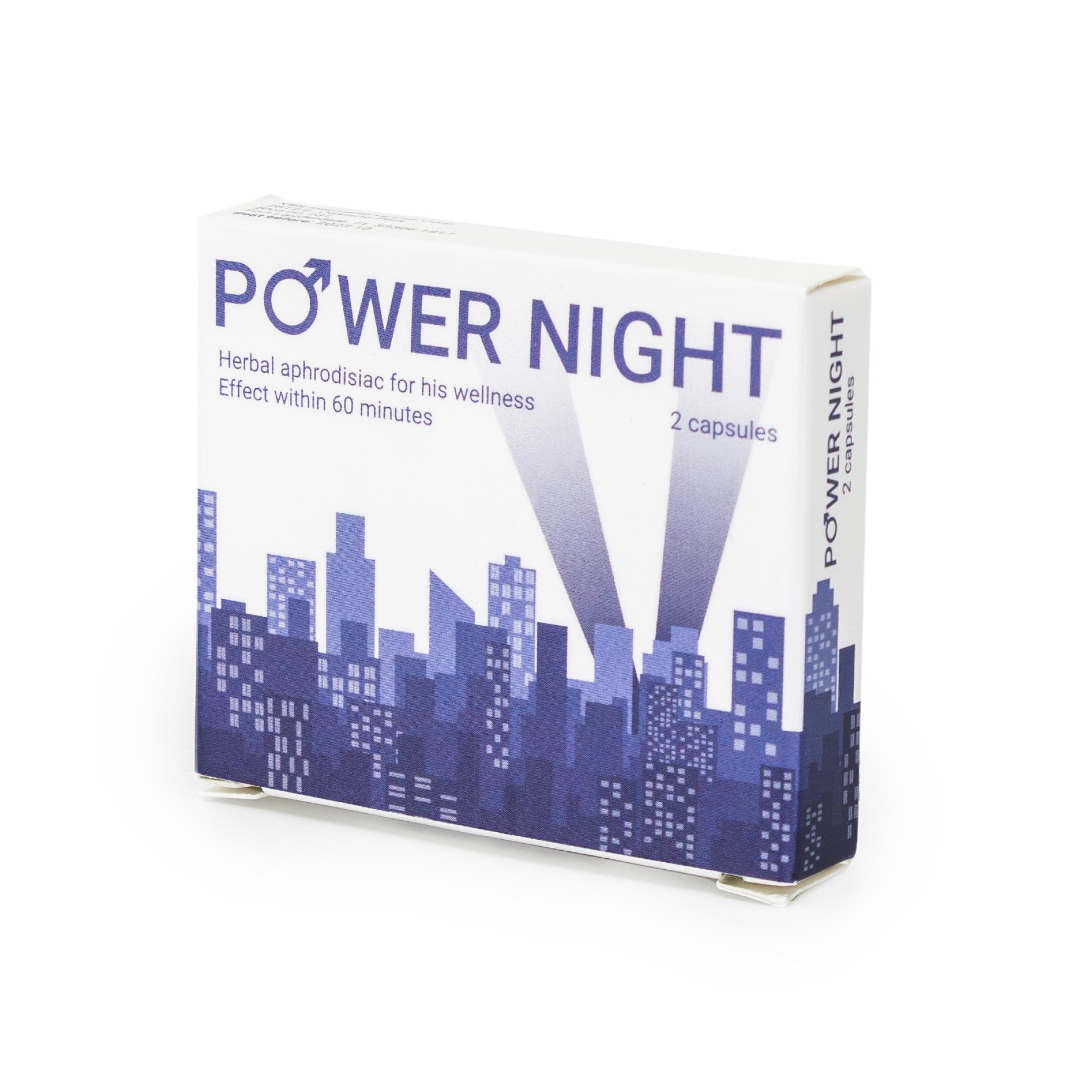 Power Night 2-pack lustökande kapslar för män från Stamina Pax