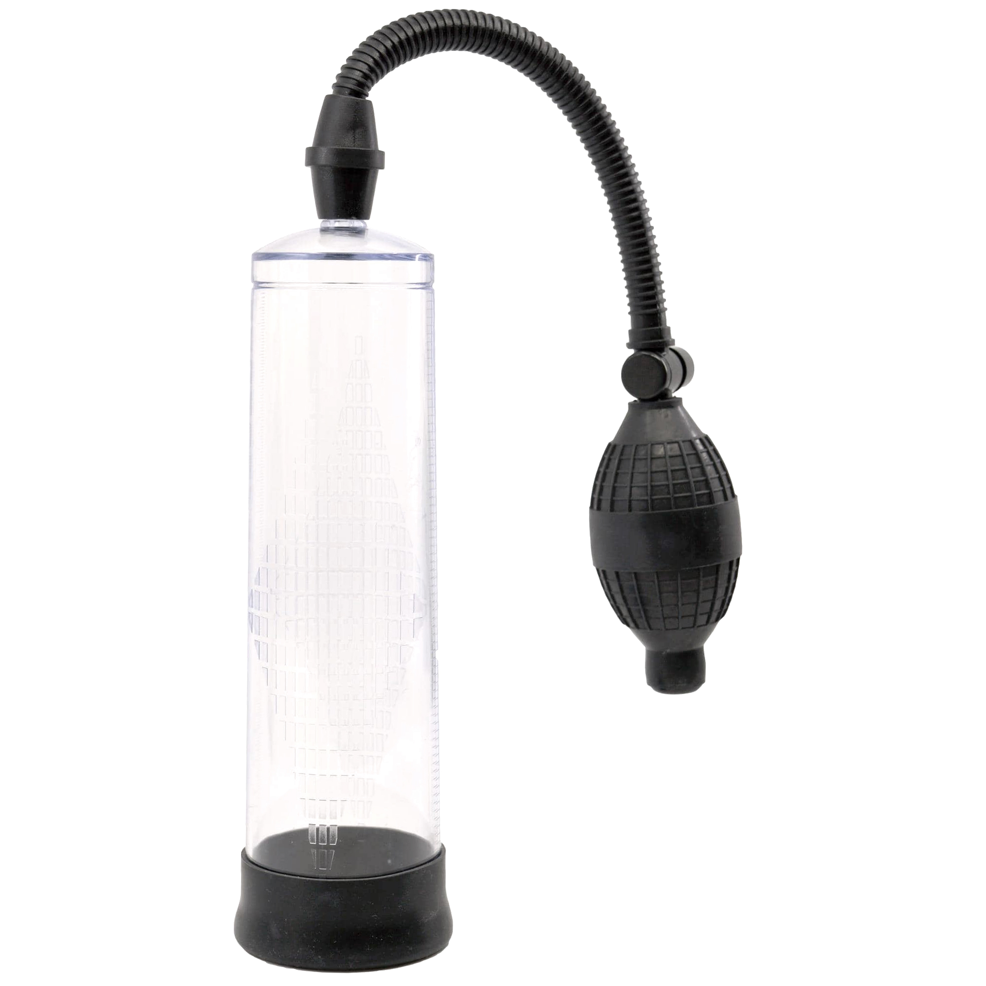 PowerUp KukPump transparent penispump med millimeterskala från Cock Master