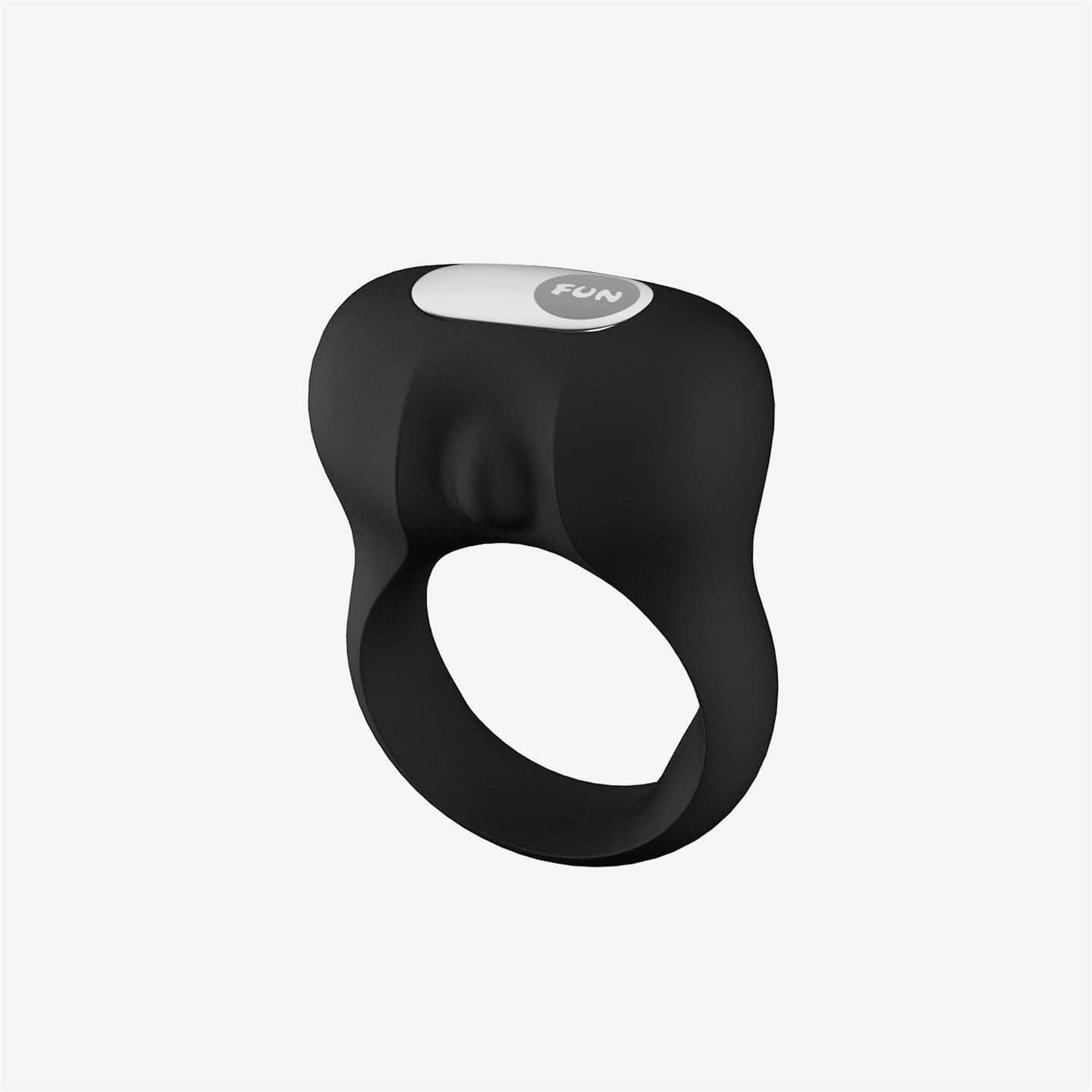 Fun Factory Steady Cock Ring Black, produktbild framifrån