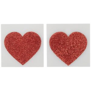 Nipple Covers Heart Red